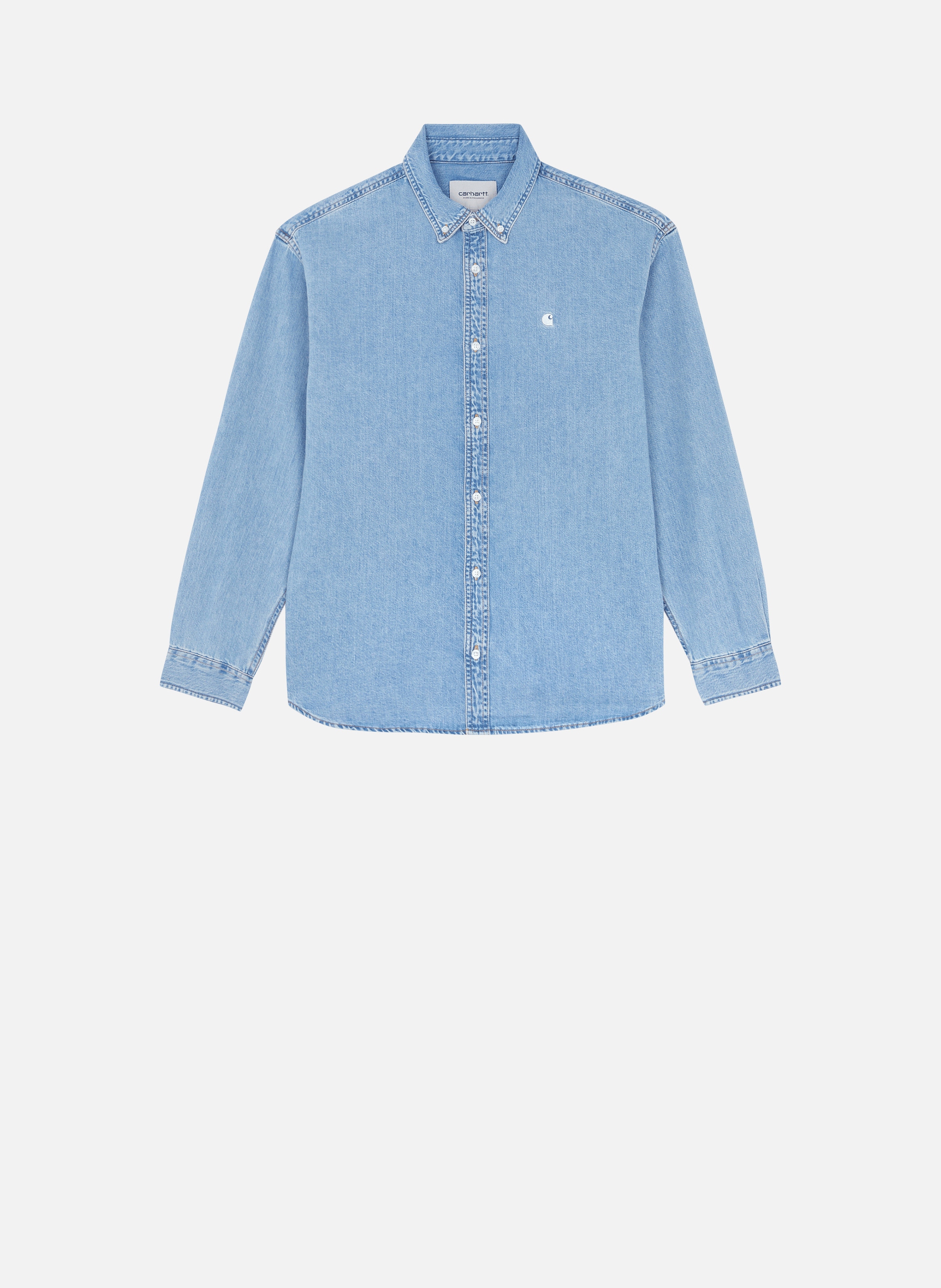 Chemise l/s lucas shirt CARHARTT WIP Bleu