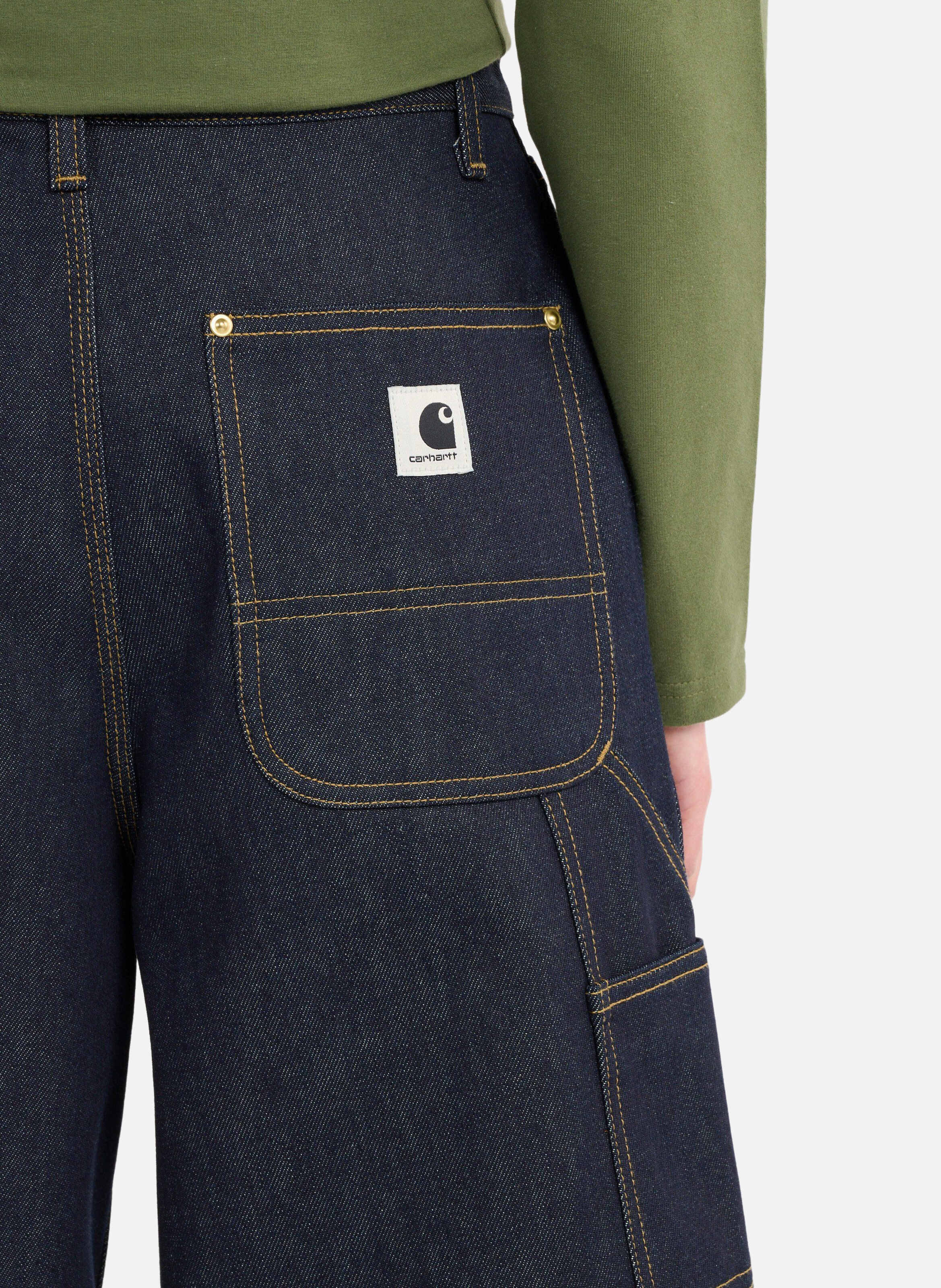 Short w' nixon double knee short | Bleu CARHARTT WIP Femme