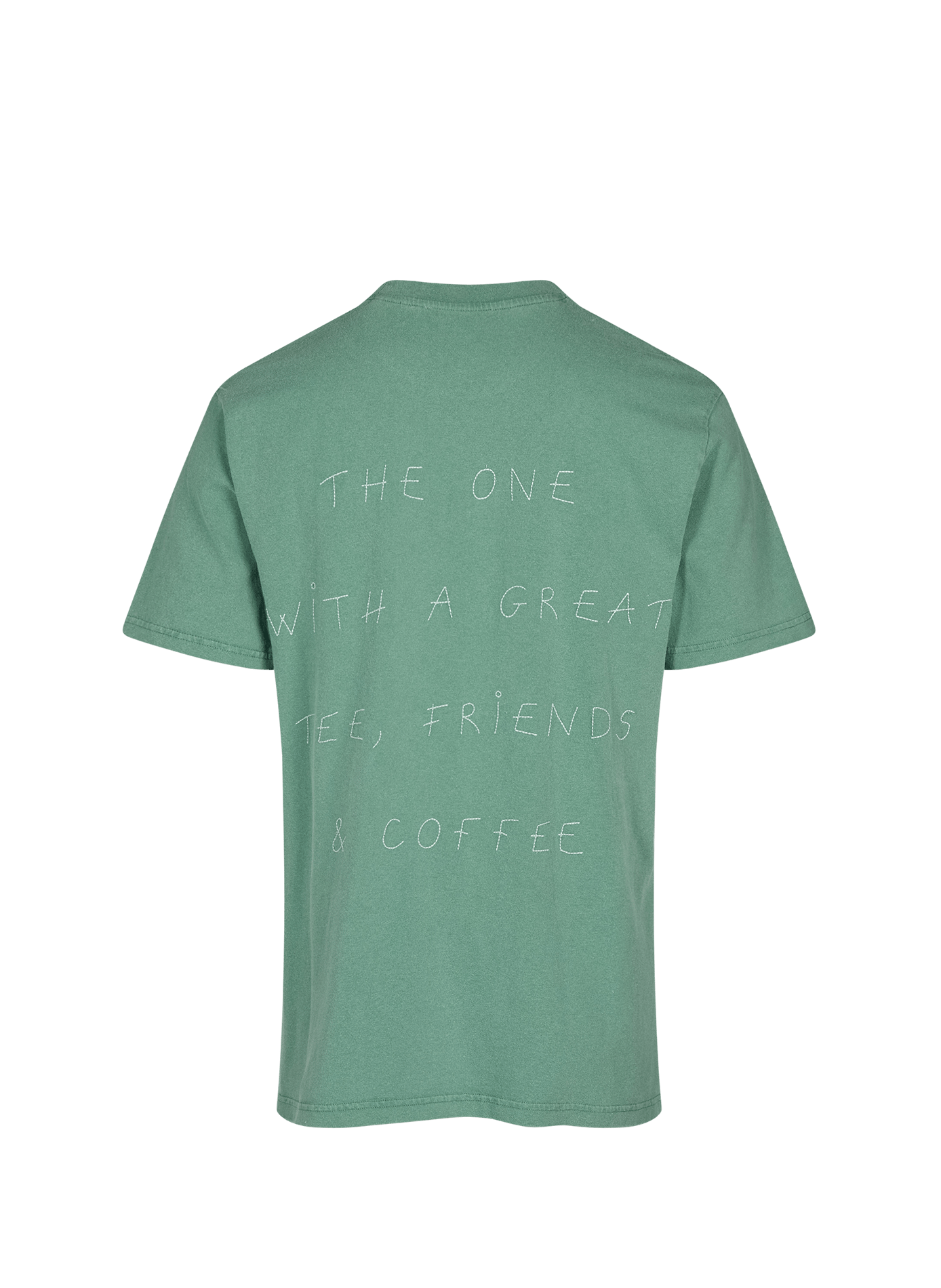Camiseta recta de algodón MAISON LABICHE Verde