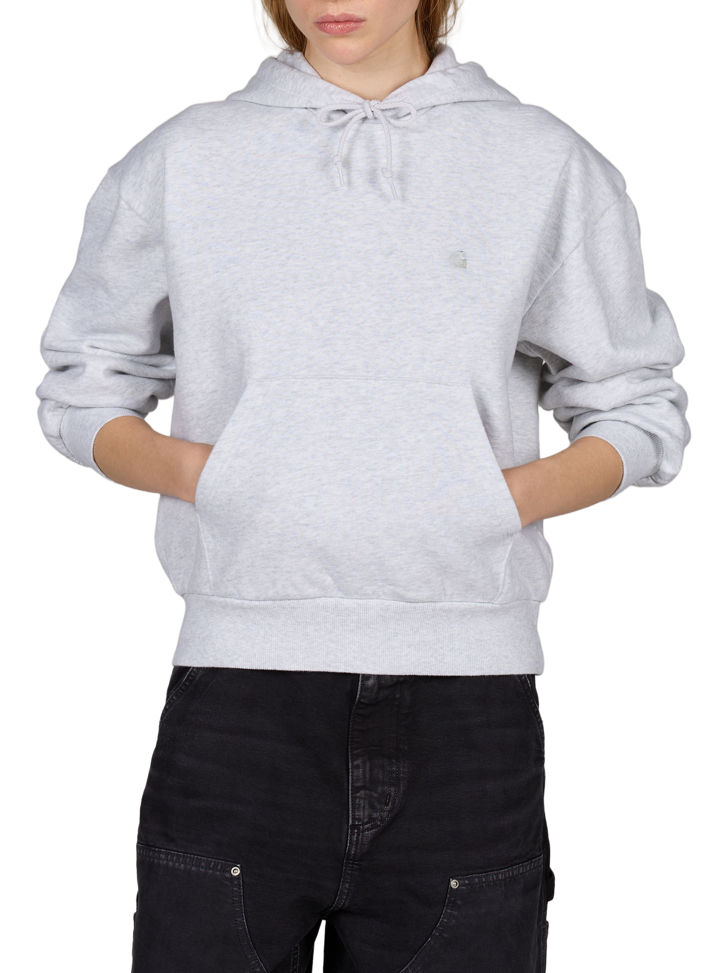 Sweat Casey à logo brodé en coton CARHARTT WIP Gris