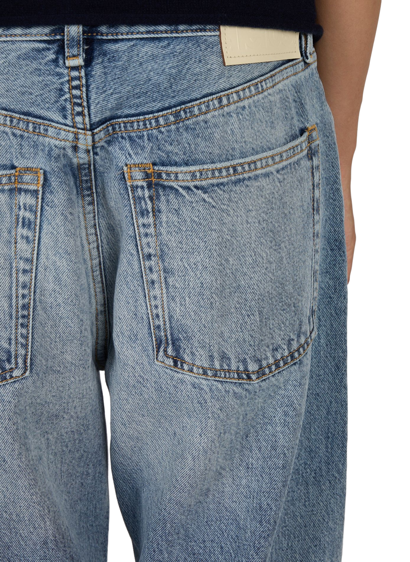 Weite Baumwolljeans BELLEROSE Blau