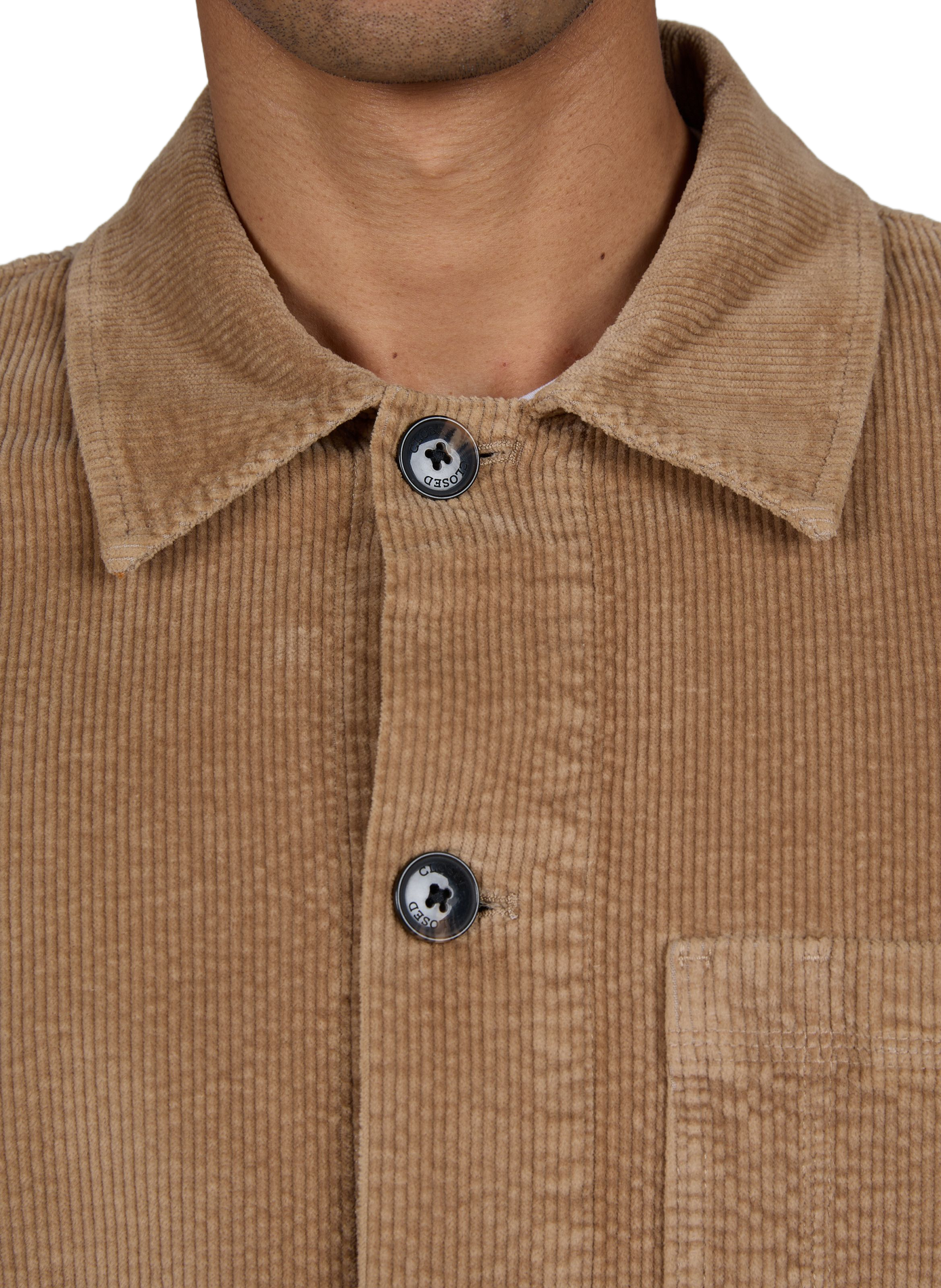 Atelier corduroy cotton jacket CLOSED Beige