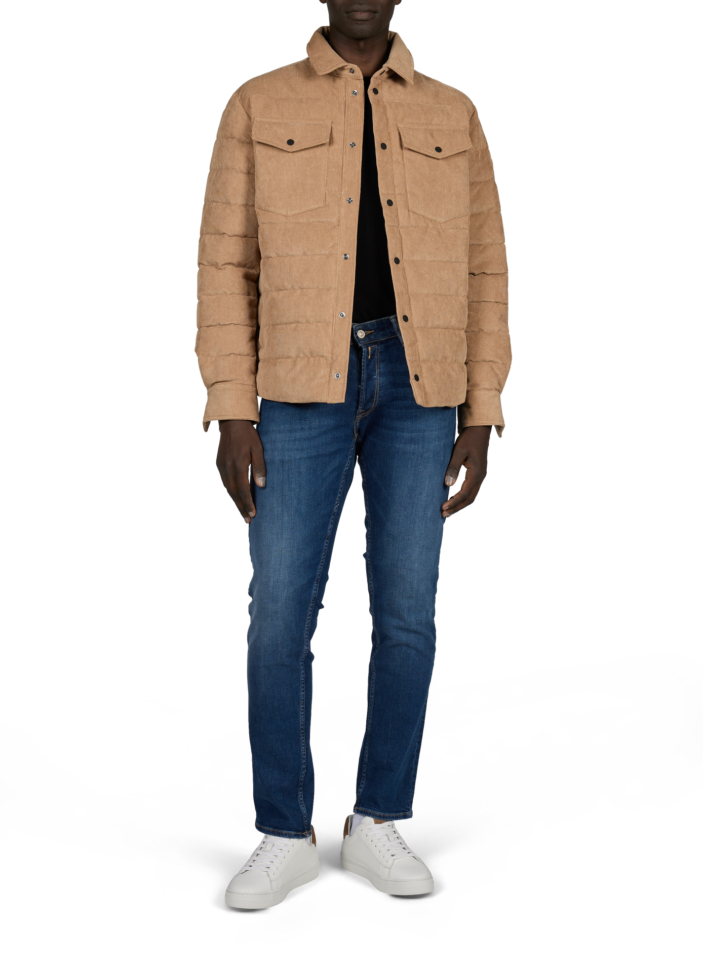 Jens straight ribbed jacket | Beige SAVE THE DUCK Men