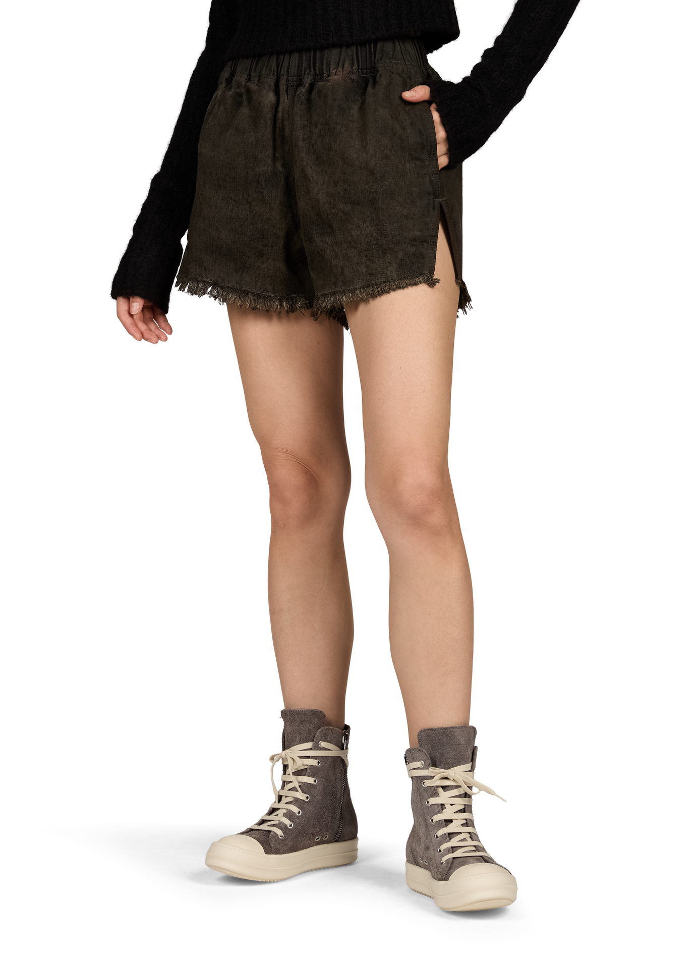 Short in cotton RICK OWENS Brown