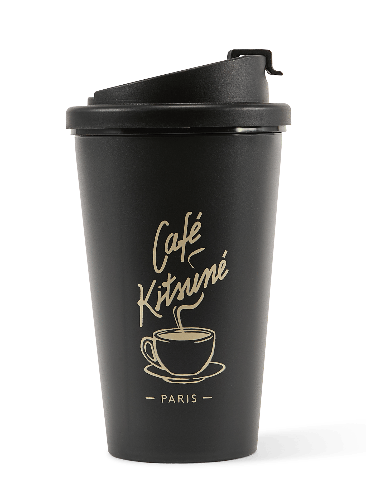 Koffietumbler met print MAISON KITSUNÉ Grijs