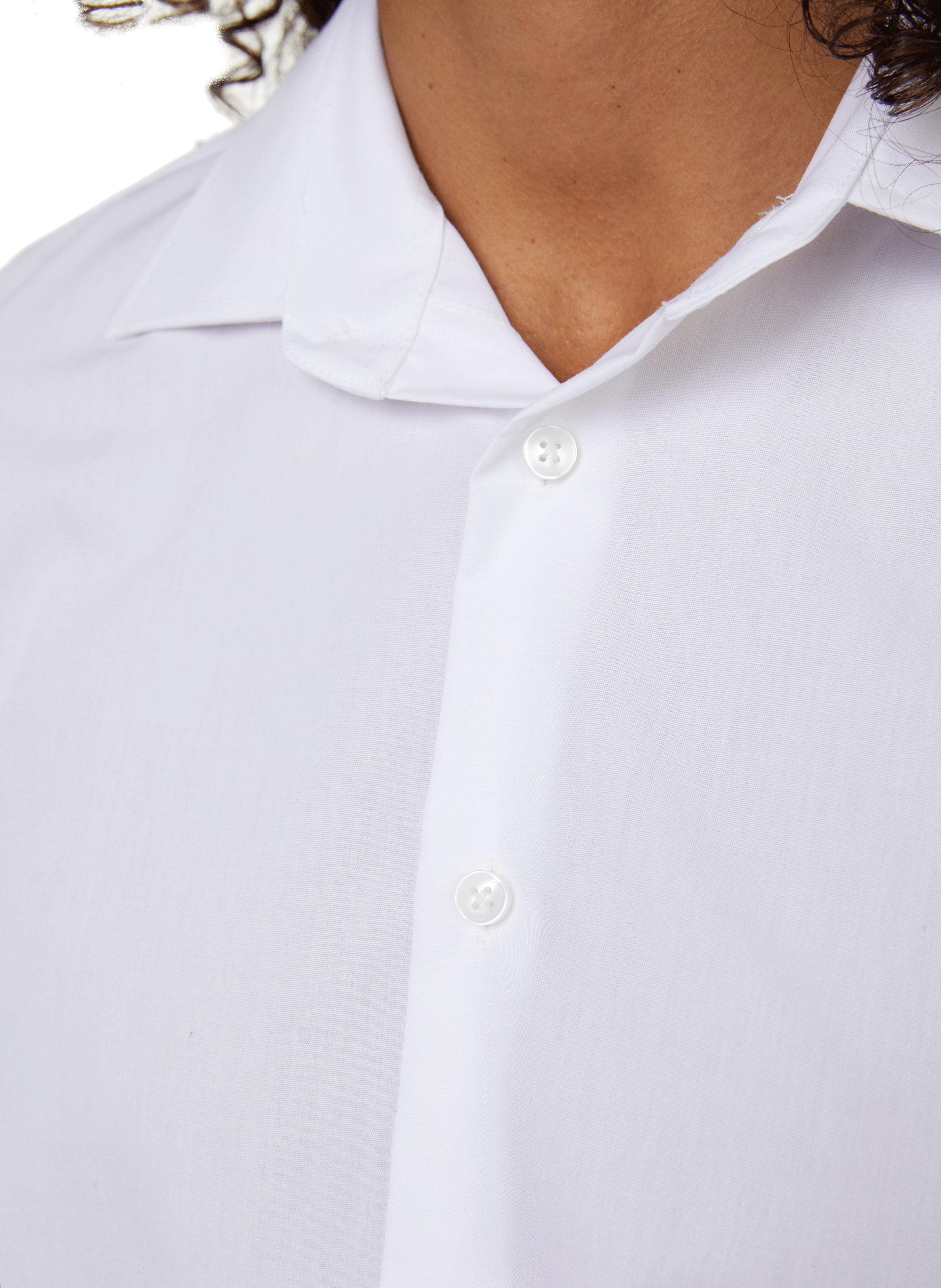 Slim-fit cotton shirt SEIDENSTICKER White