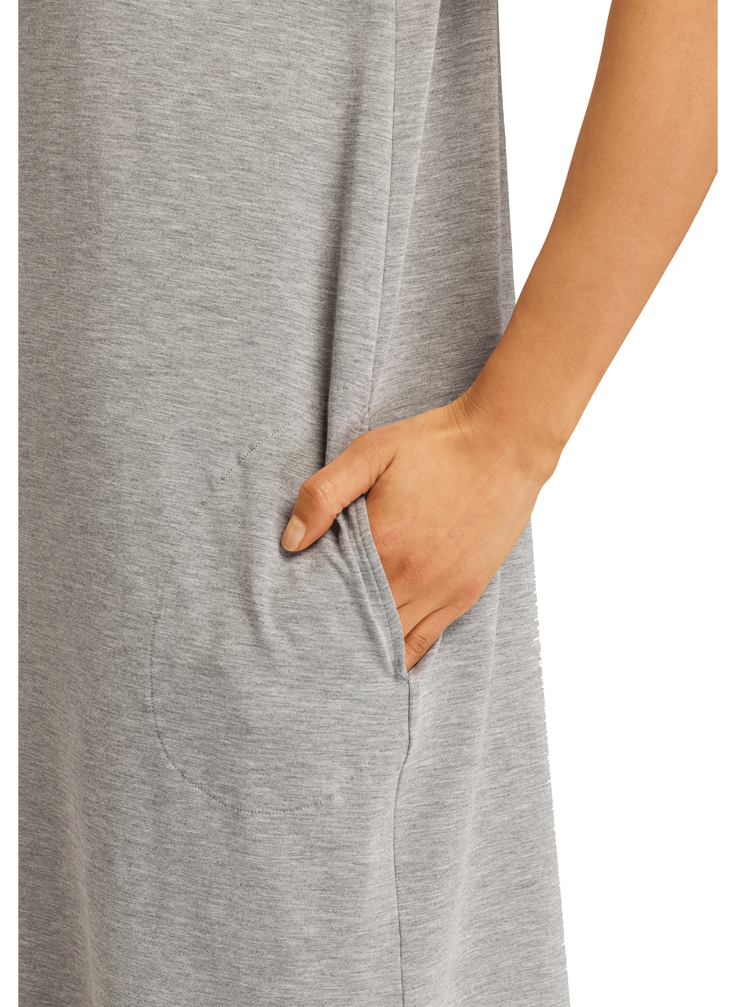 Cotton T-shirt HANRO Grey