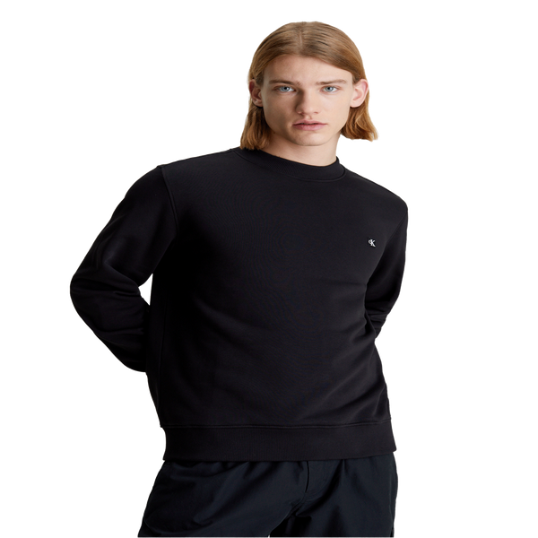Calvin Klein Plain Sweatshirt In Black