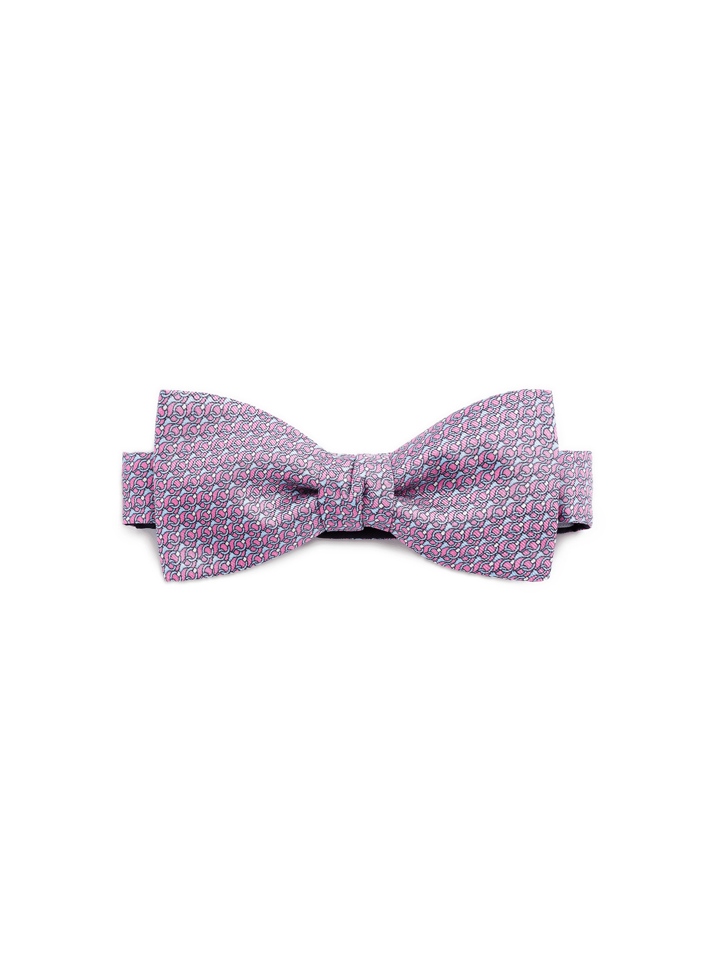 Printed silk bow tie ATELIER F&B Pink