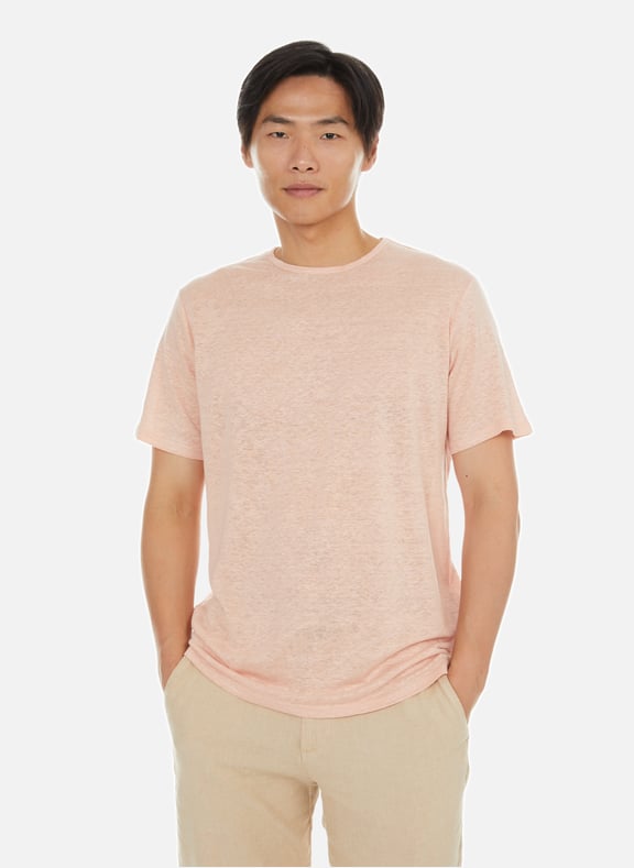T-shirt en lin Rose by SELECTED SELECTED T-shirt en lin Rose