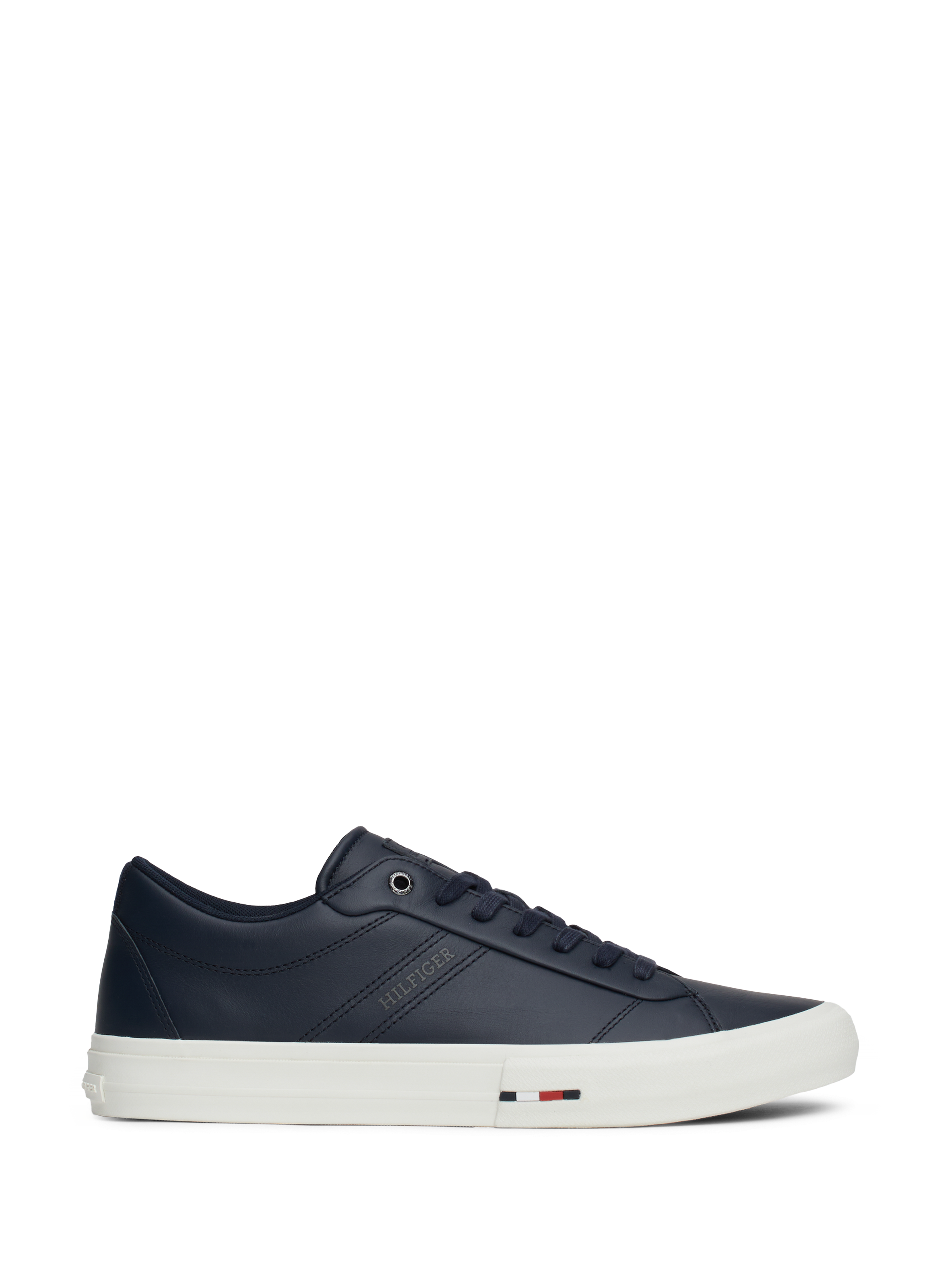 TOMMY HILFIGER Leather sneakers Blue