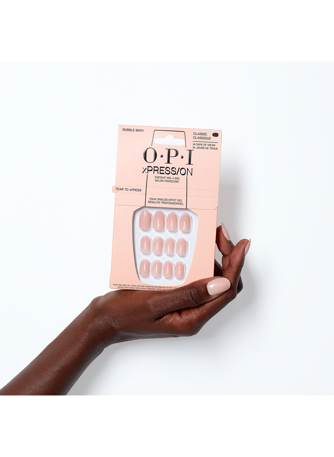 Bubble Bath - xPRESS/ON - Reusable Fake Nails OPI Rose