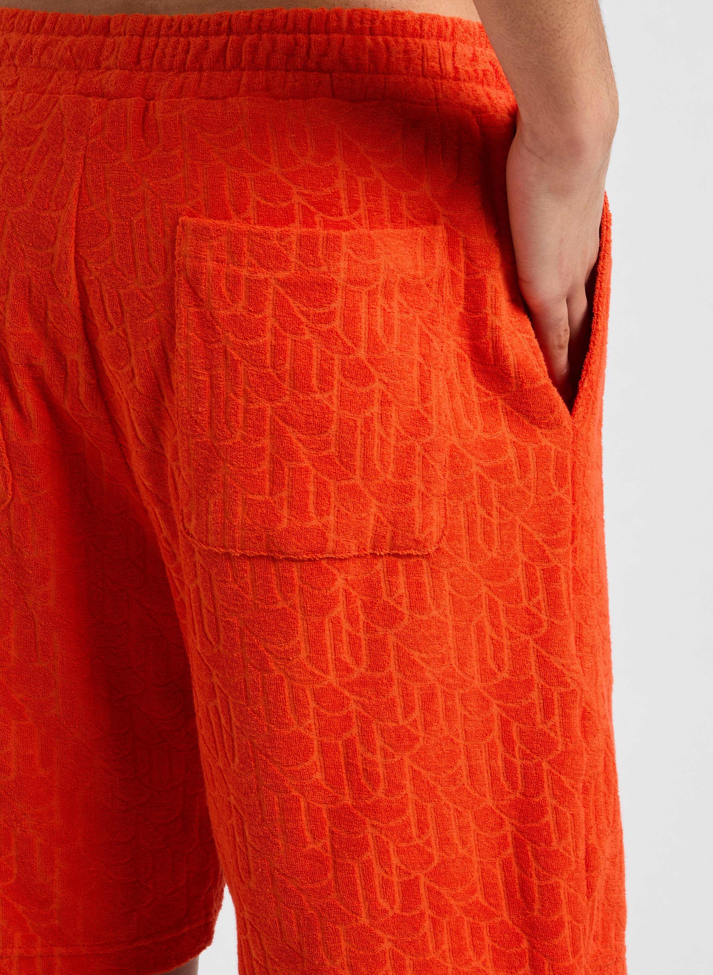 Short FOBB en coton SAISON 1865 Orange