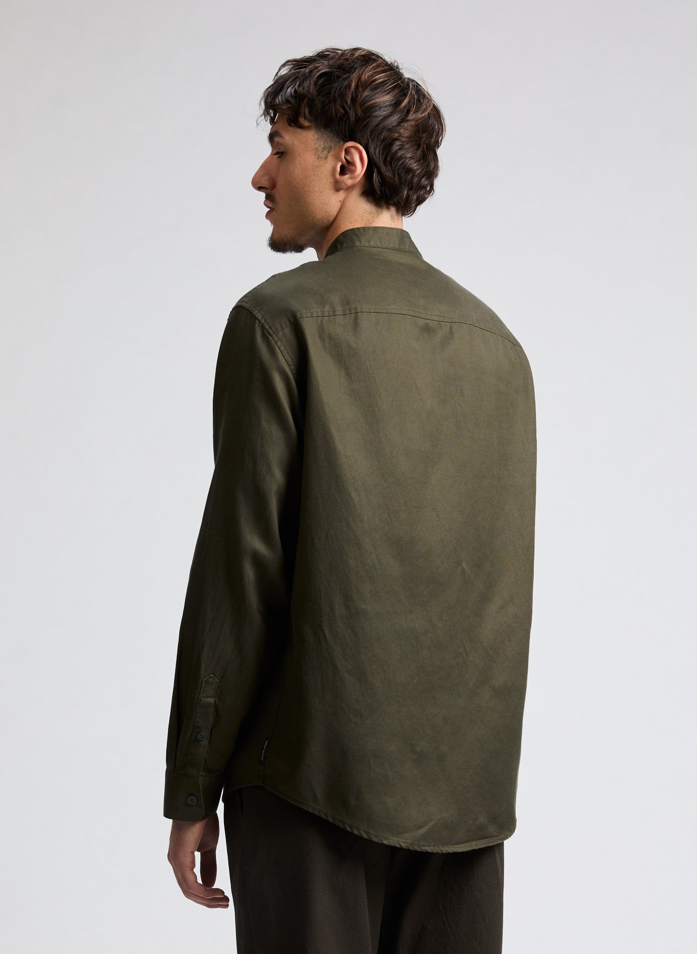 Chemise en coton  Marron