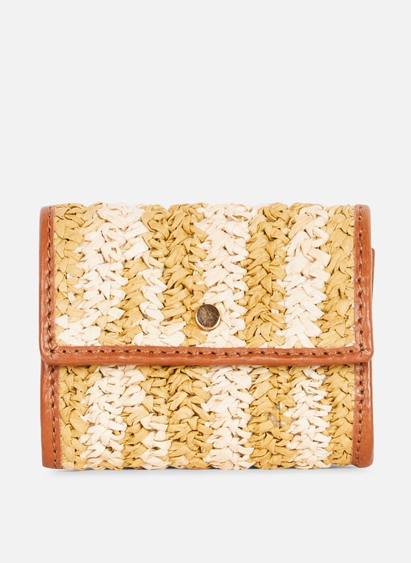 Portefeuille en cuir romeo Blanc by MAISON 123 MAISON 123 Portefeuille en cuir romeo Blanc