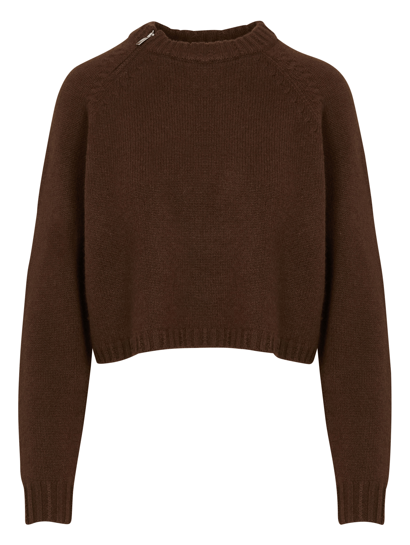 Pull ample col rond en cachemire corvy BA&SH Marron
