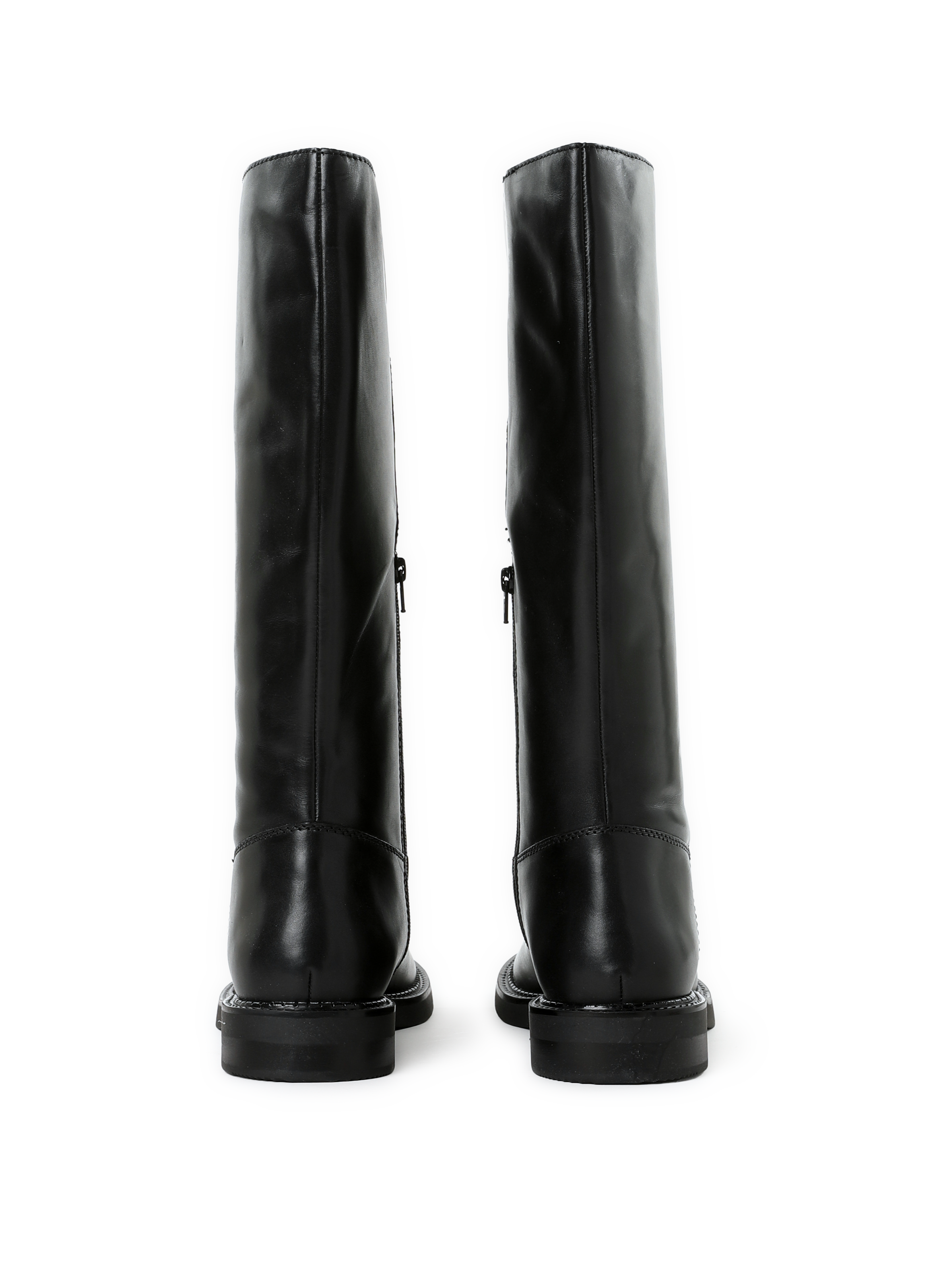 Serilda leather boots GEOX Black