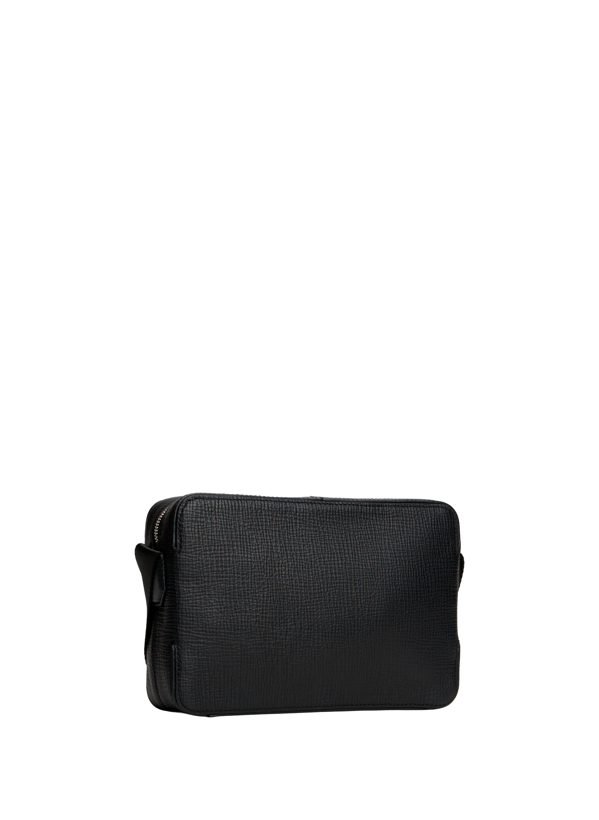 Sac bandoulière rectangulaire en cuir TOMMY HILFIGER Noir