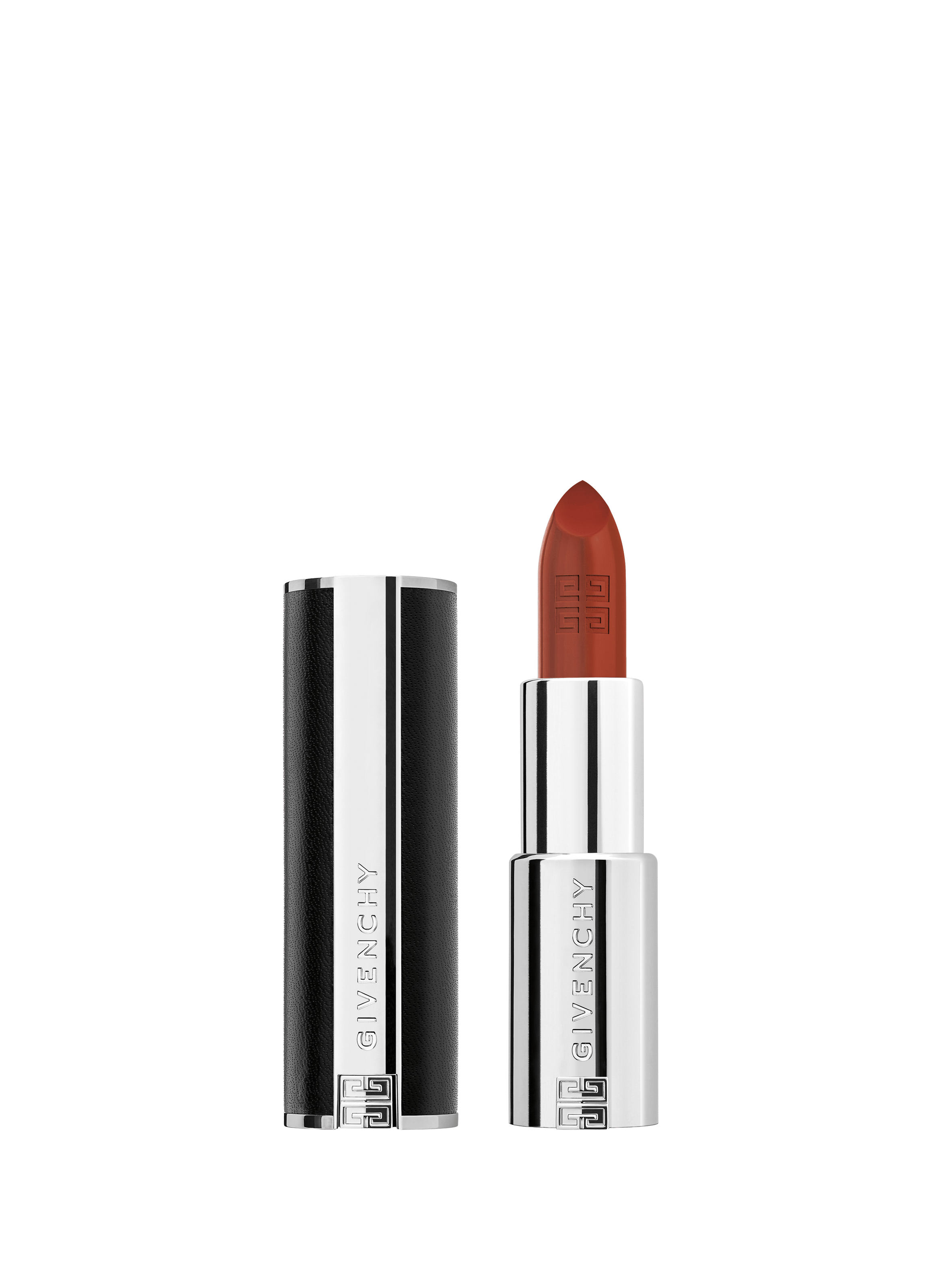 The Forbidden Red Intense Silk - Silky Finish Lipstick GIVENCHY N501 brun epicé