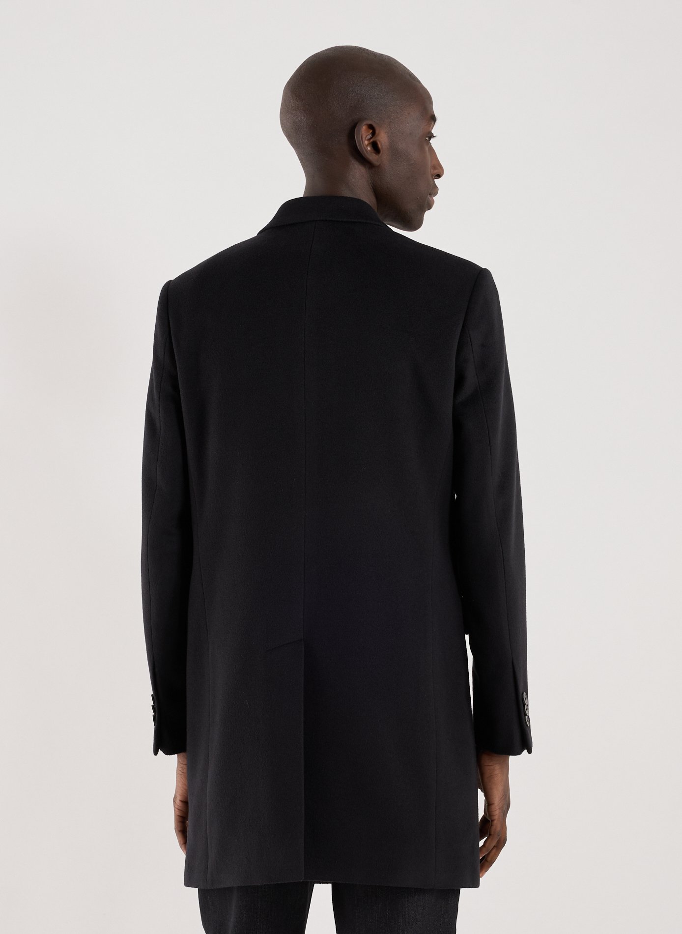 Cashmere coat EMPORIO ARMANI Blue