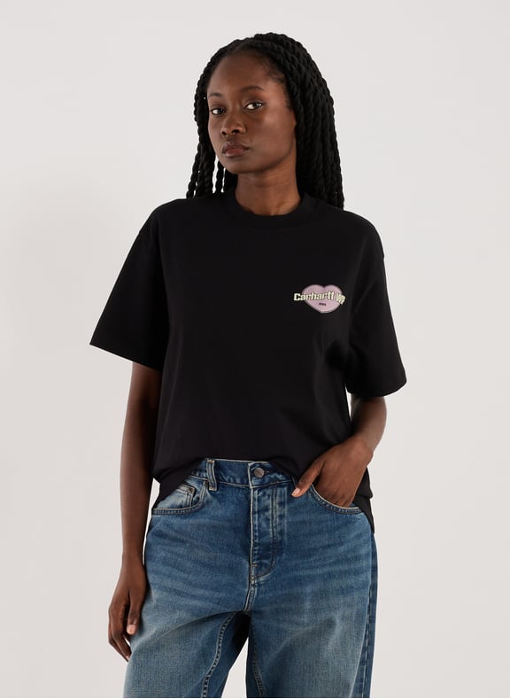 Cotton S/S Growth T-shirt Black by CARHARTT WIP CARHARTT WIP Cotton S/S Growth T-shirt Black