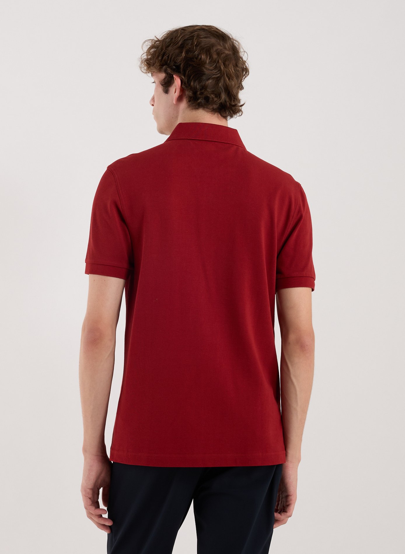 Polo en coton piqué FRED PERRY Rouge