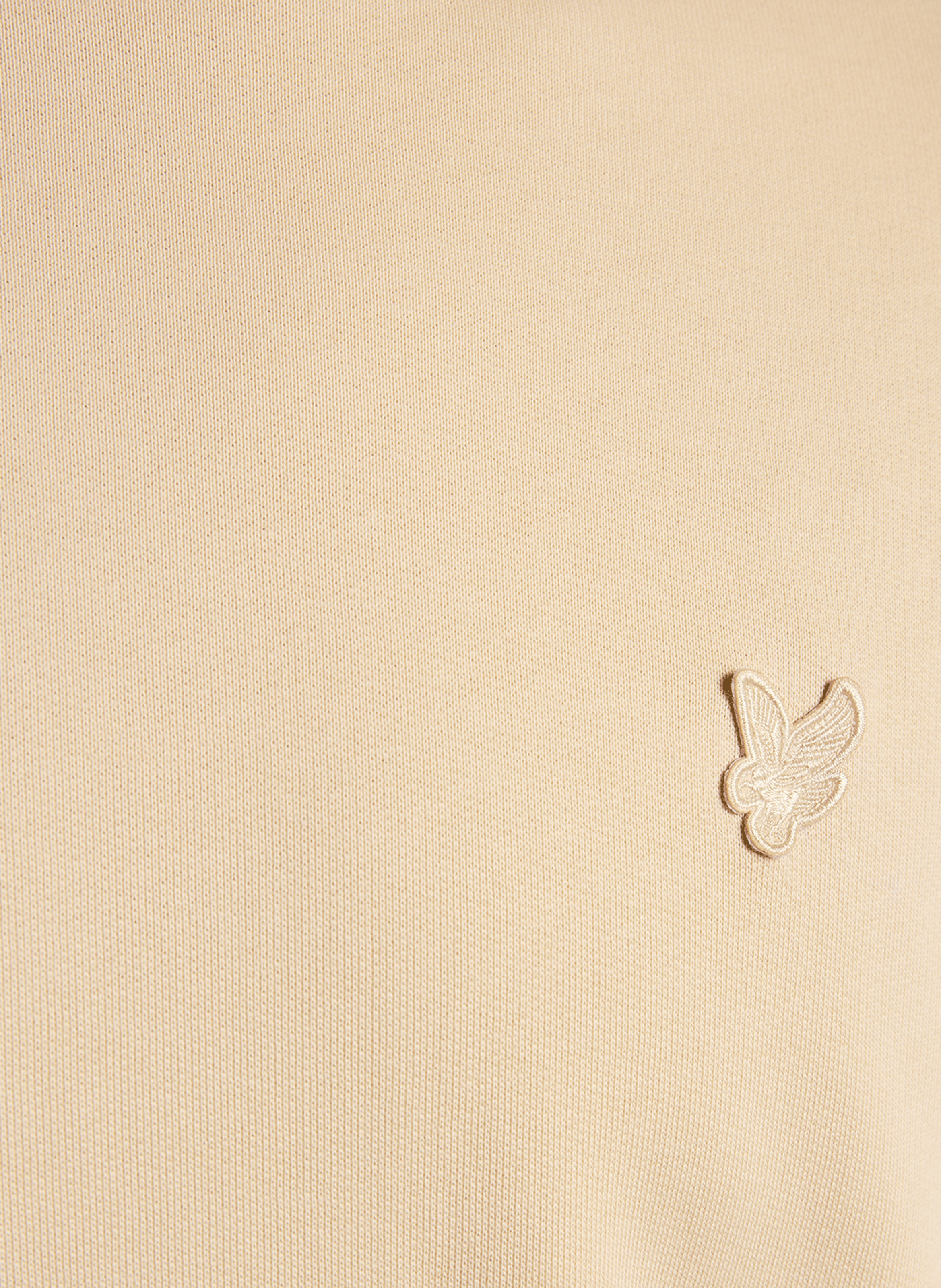 Sweat à col rond en coton LYLE & SCOTT Beige