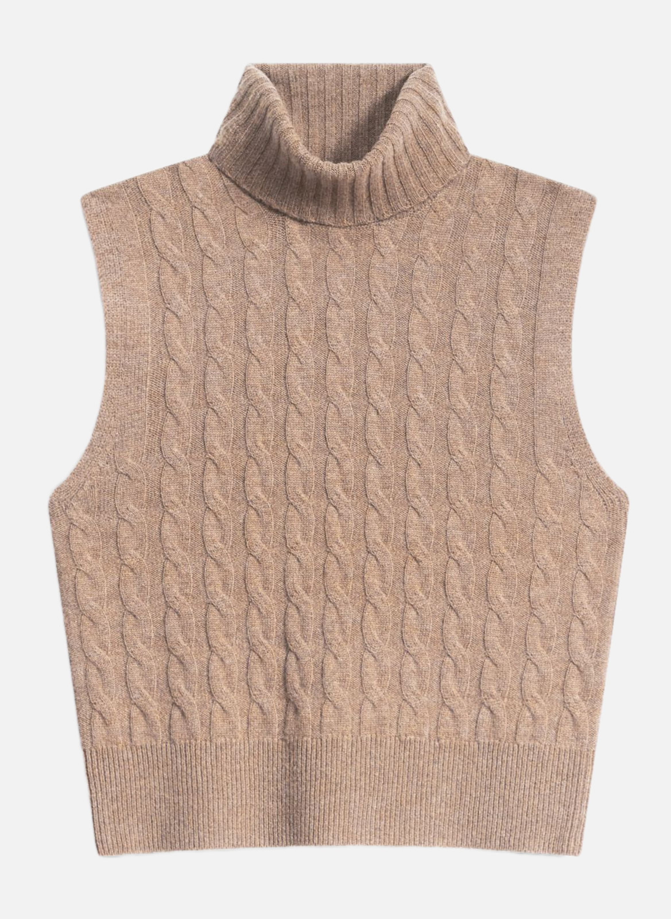 Pull georgia sans manches VANESSA BRUNO Marron