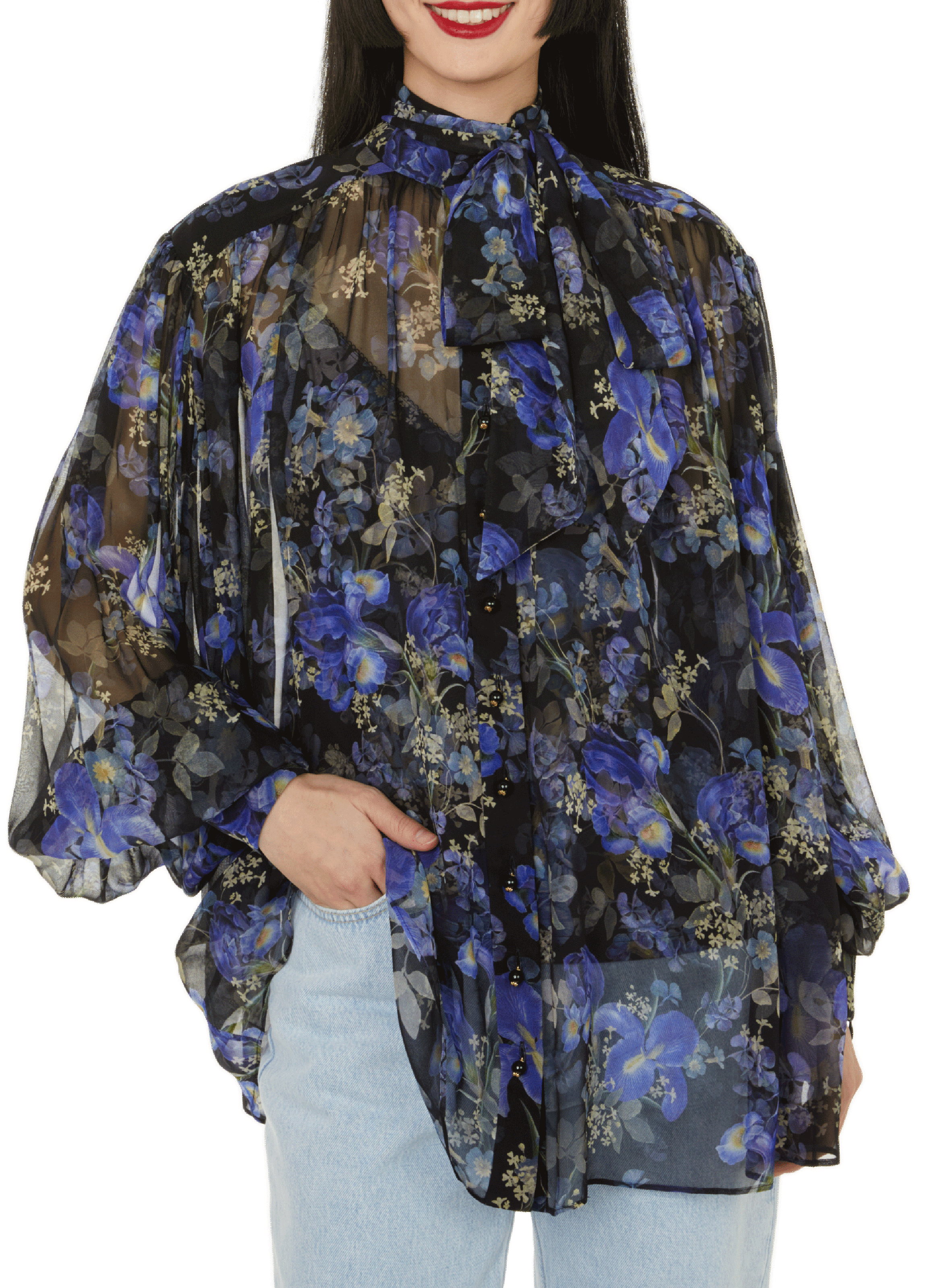 Blouse fluide en soie  ZIMMERMANN Multicolore