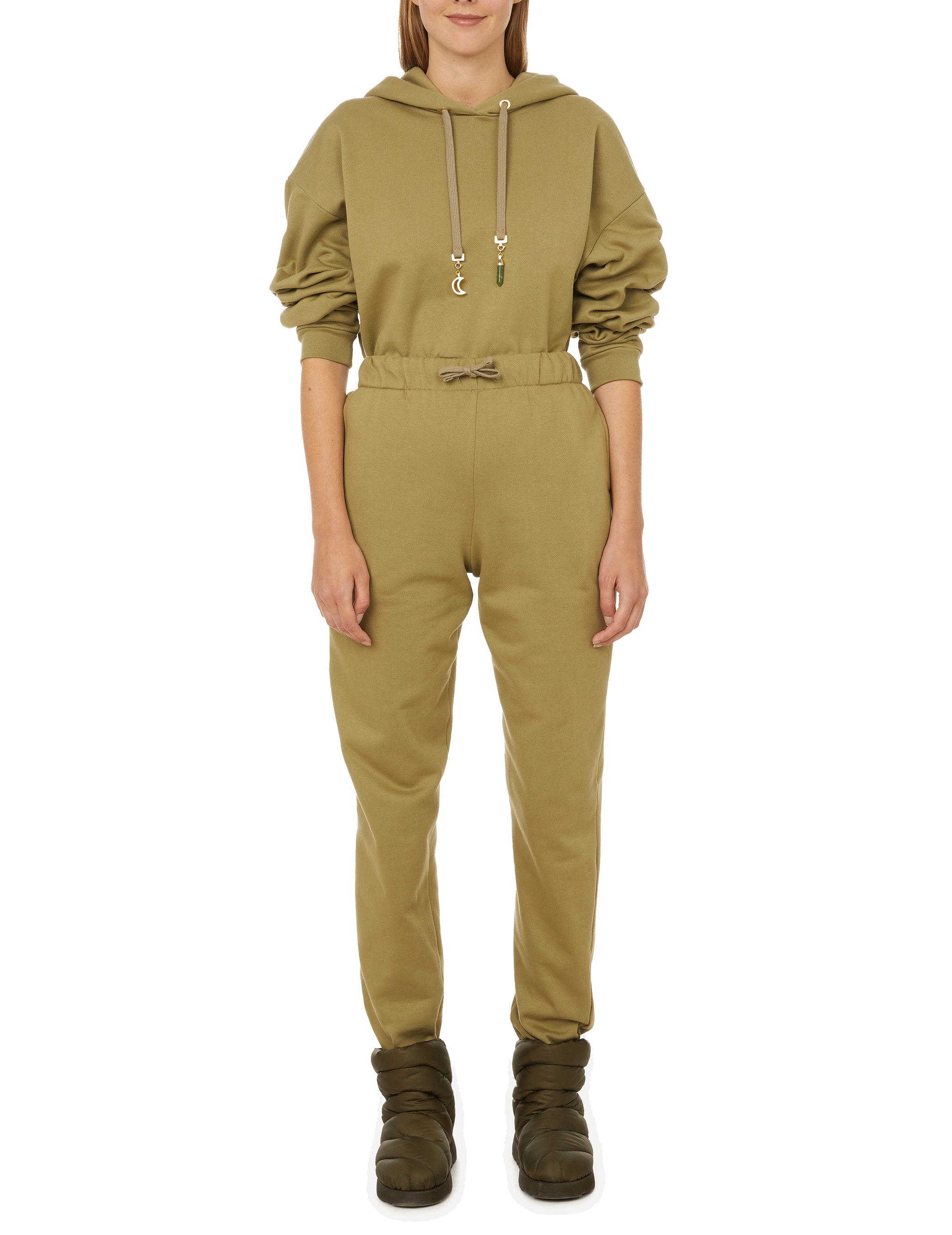 Pantalon de jogging en coton biologique THE SOCIAL SUNDAY Vert