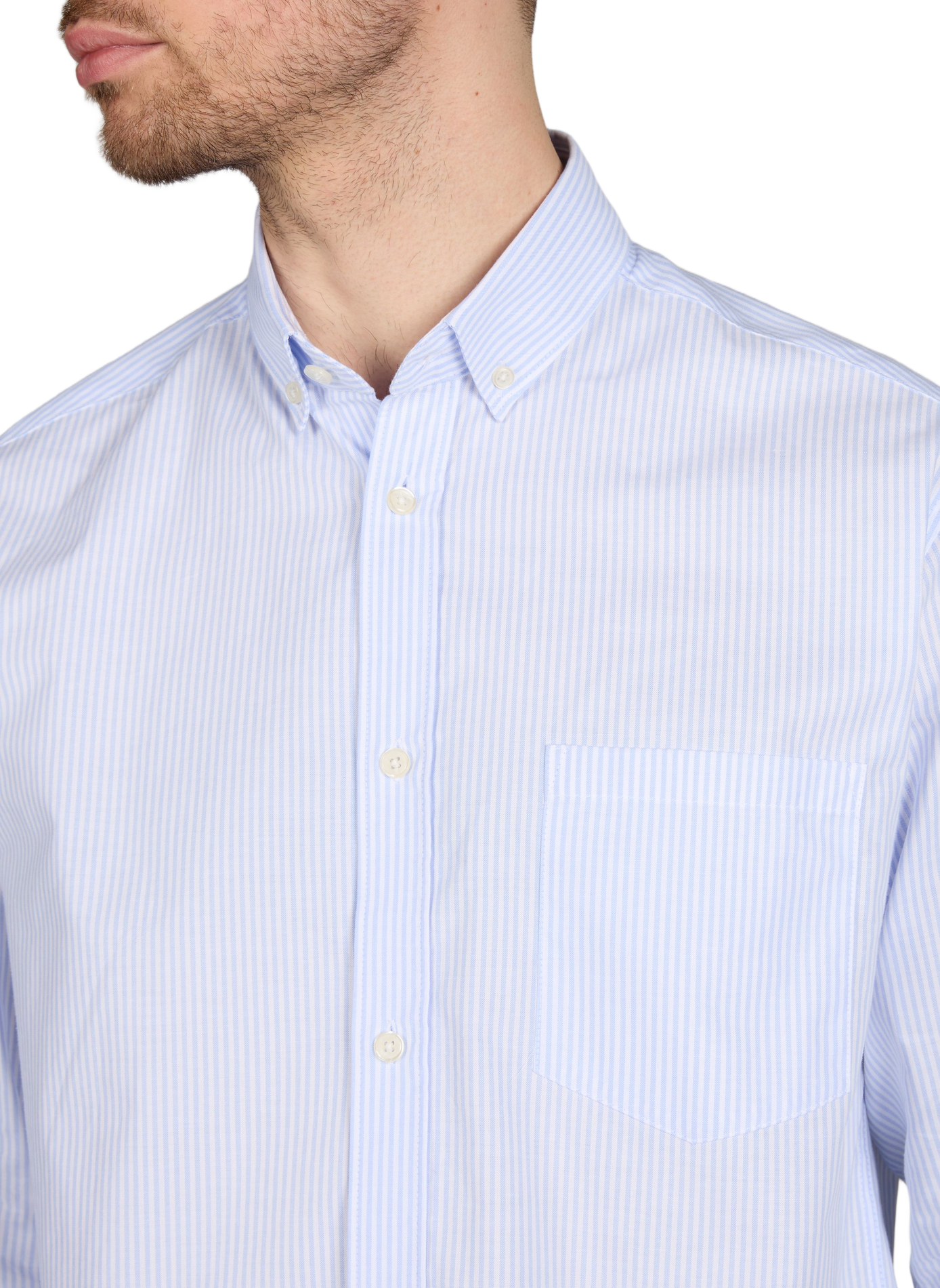 Straight shirt Hoxray-D in cotton AU PRINTEMPS PARIS Blue