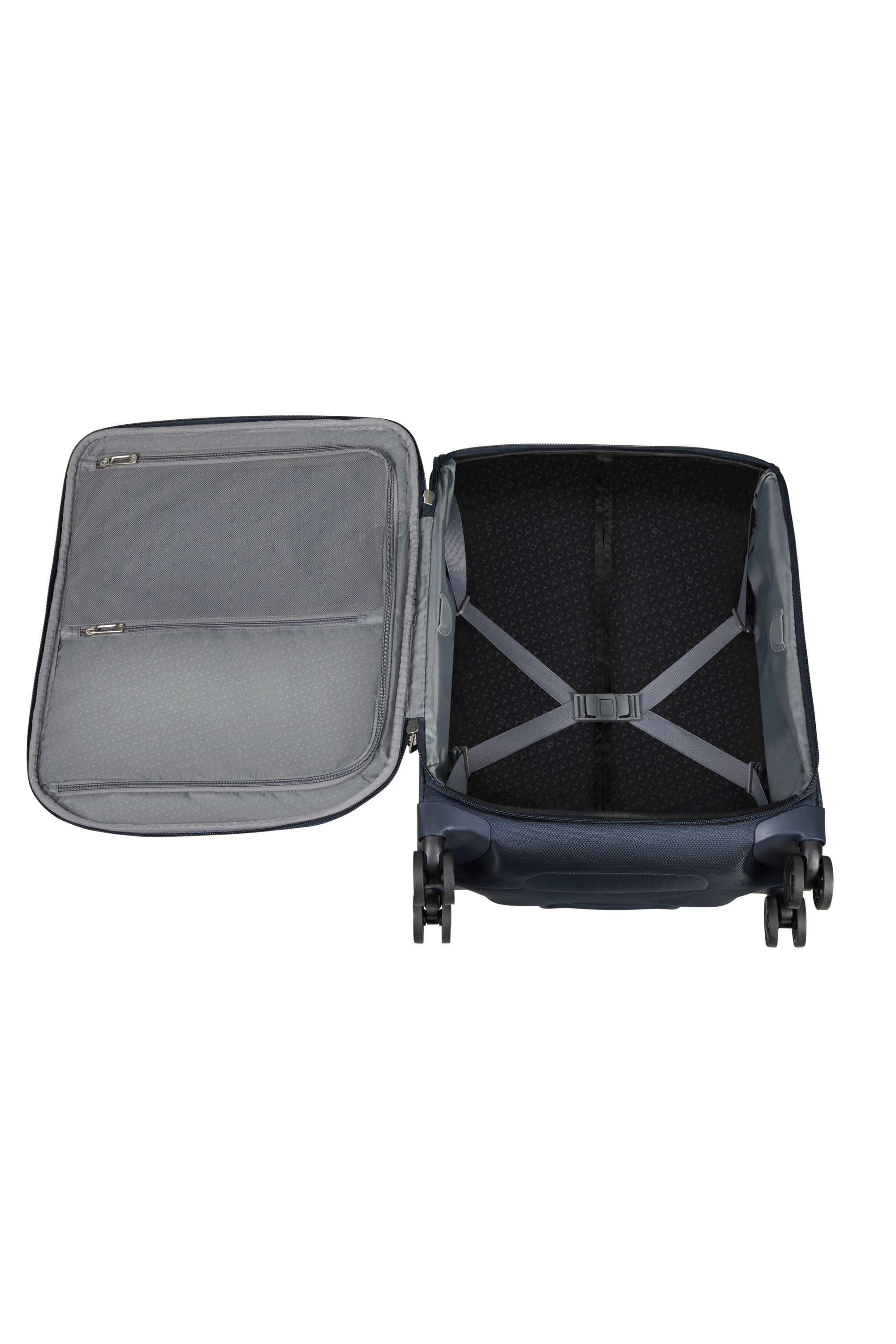 Respark valise 4 roues business case taille s SAMSONITE Bleu
