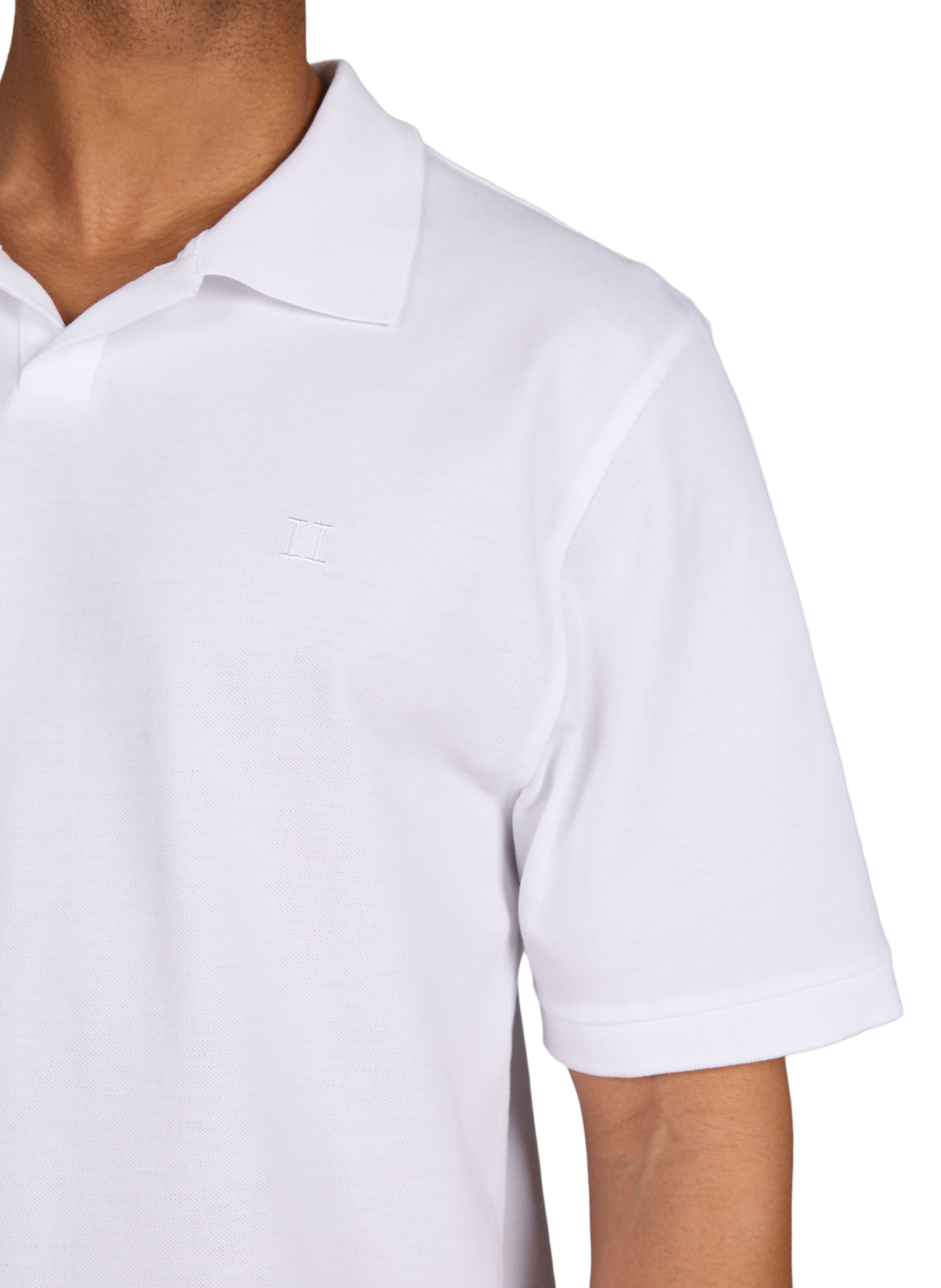 Cotton polo shirt LES DEUX White
