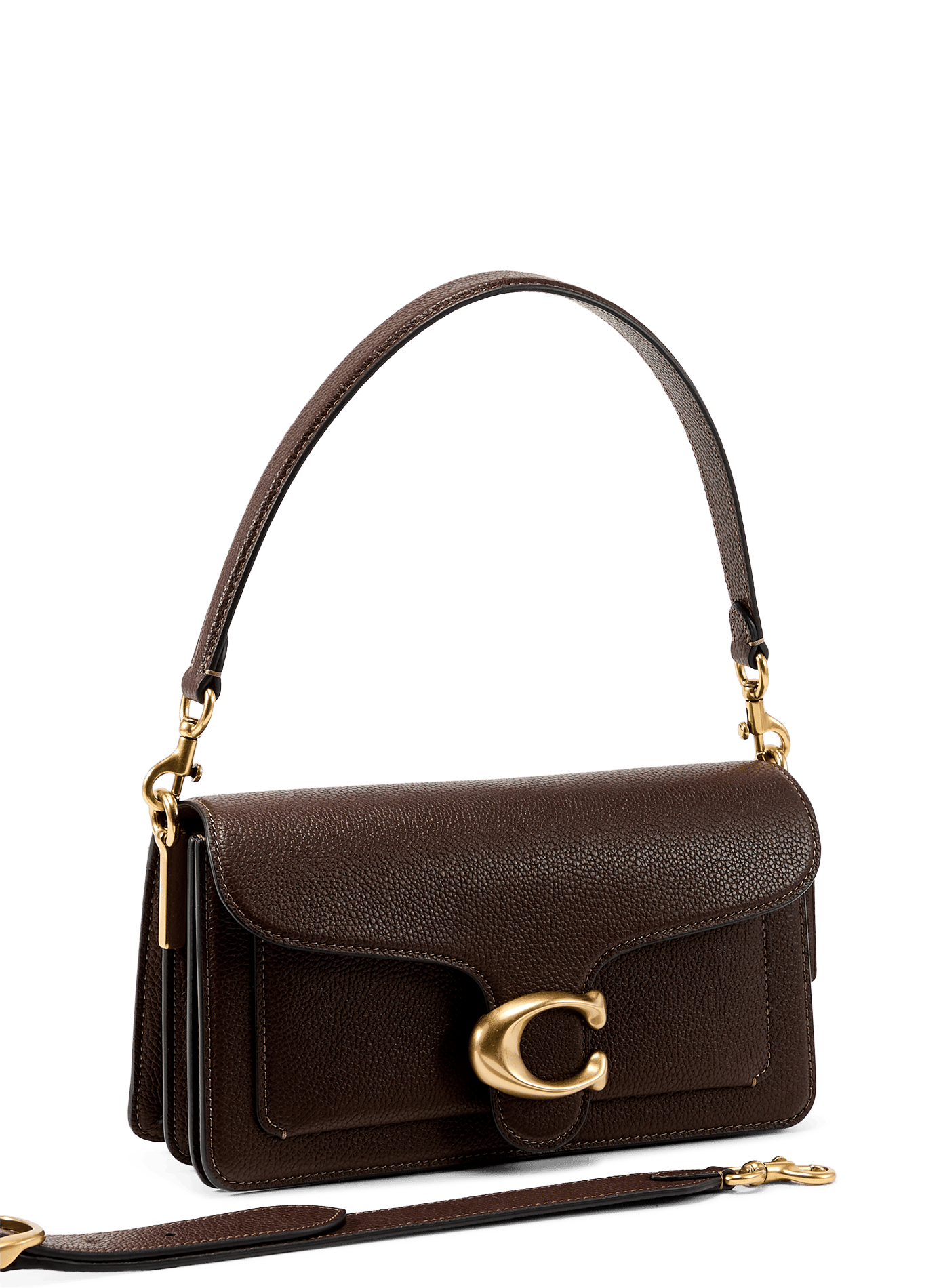Tabby grained leather bag COACH Brown