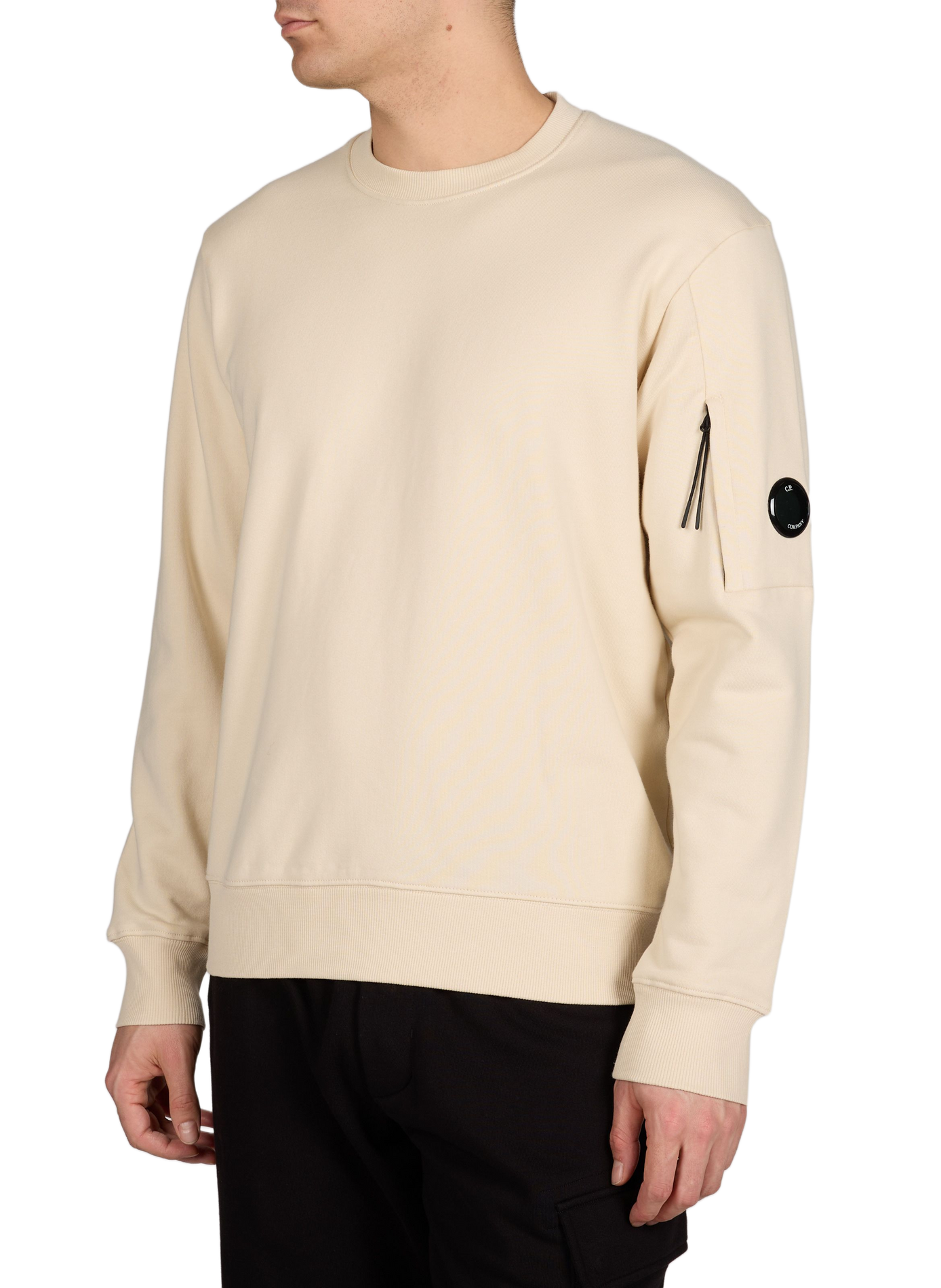 Sweatshirt en coton CP COMPANY Beige