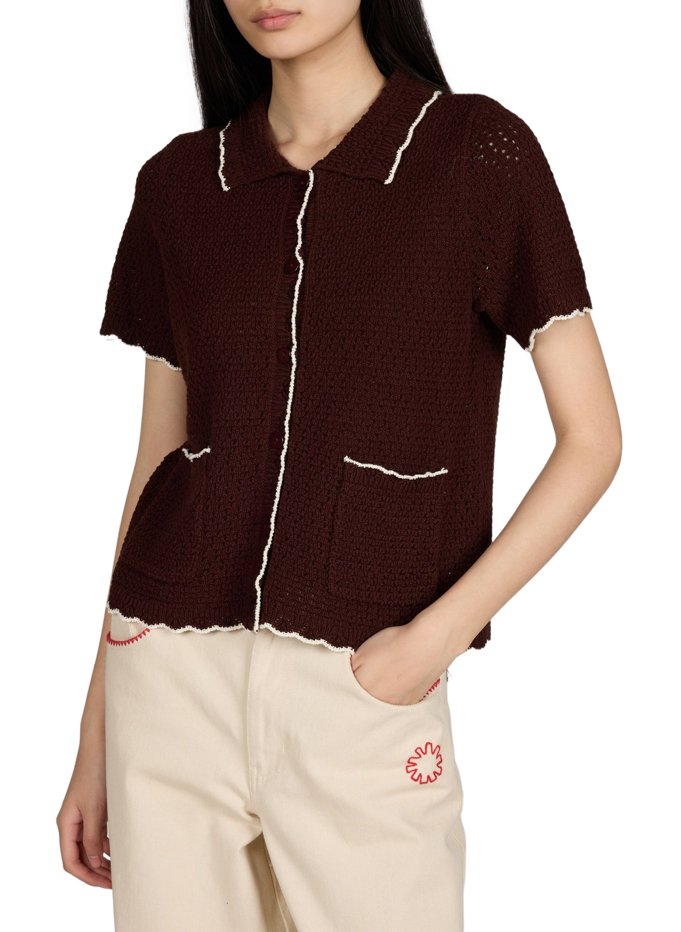 Chemise Mina en coton PETITE MENDIGOTE Marron