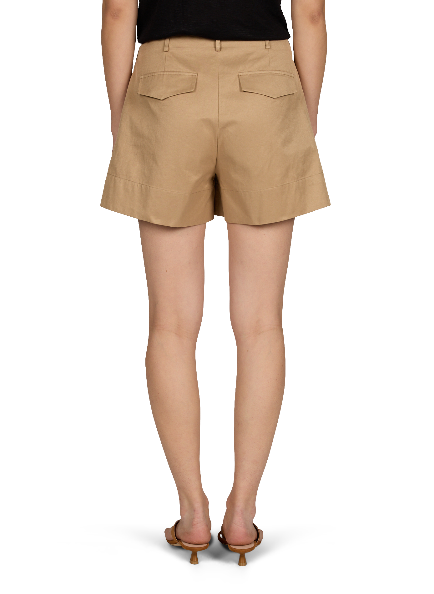 Corta en mezcla de algodón SUNCOO Marrón