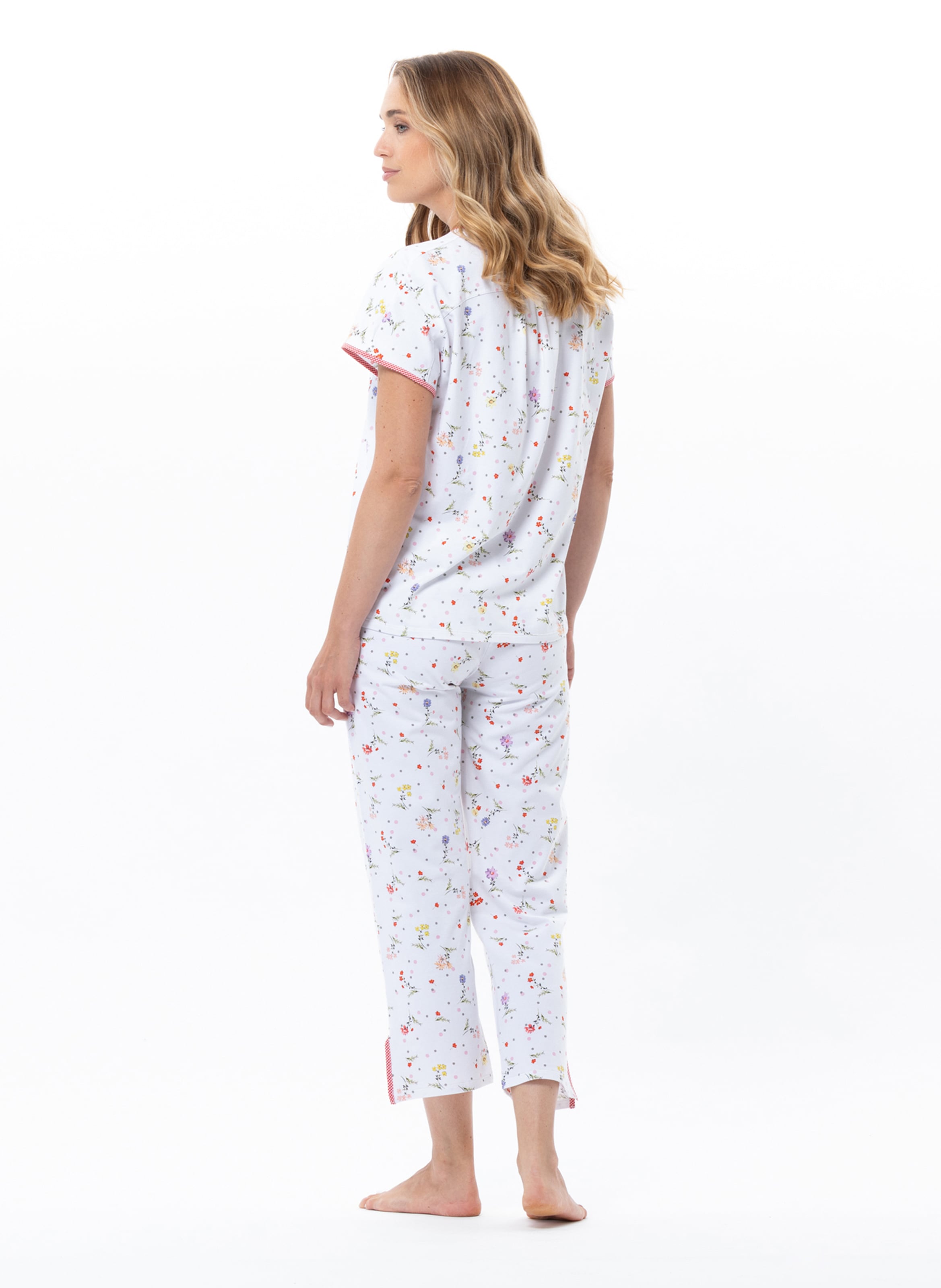 Pyjama en coton daisy 202 LE CHAT Multicolore