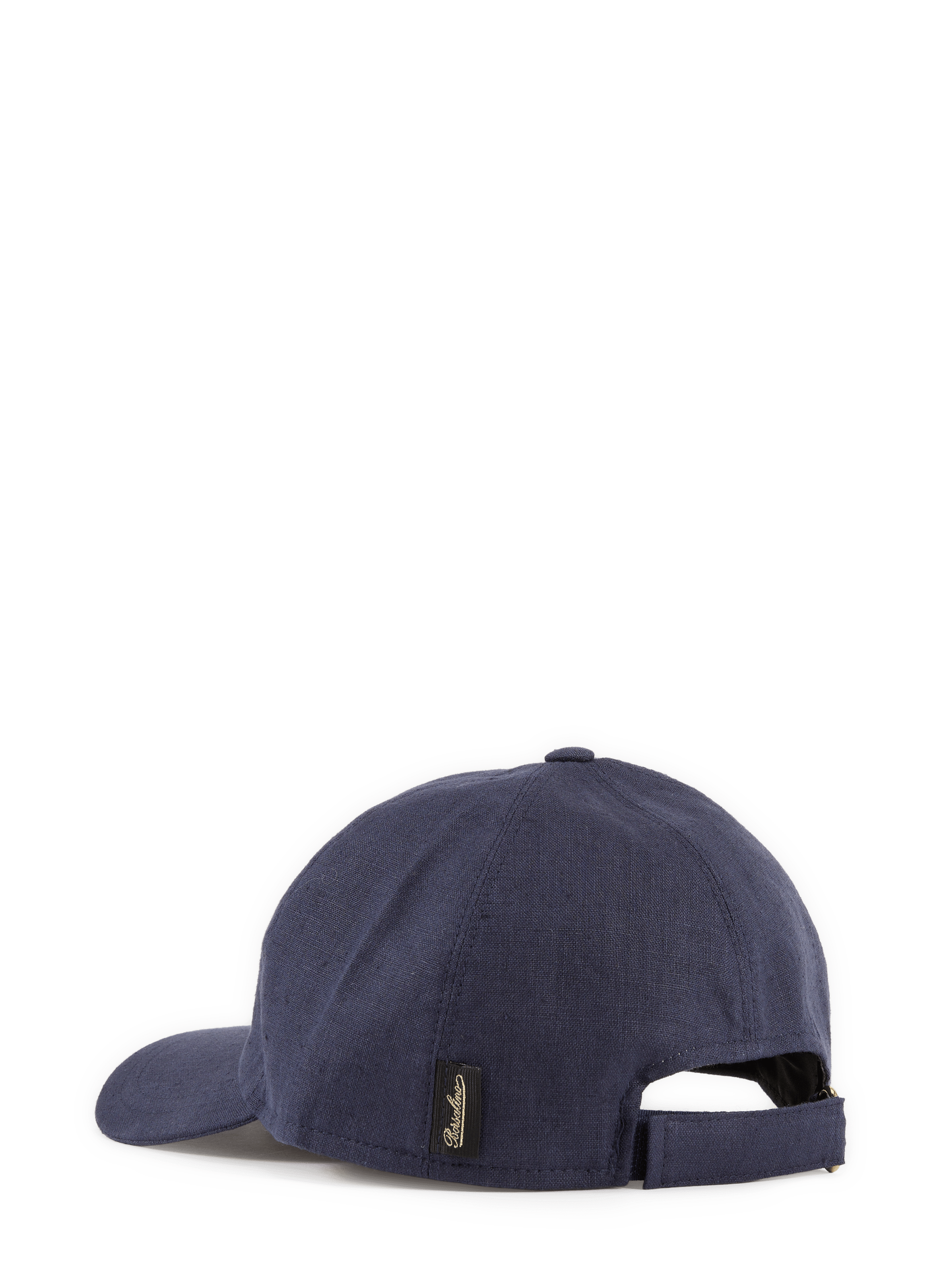 Casquette de baseball en lin BORSALINO Bleu