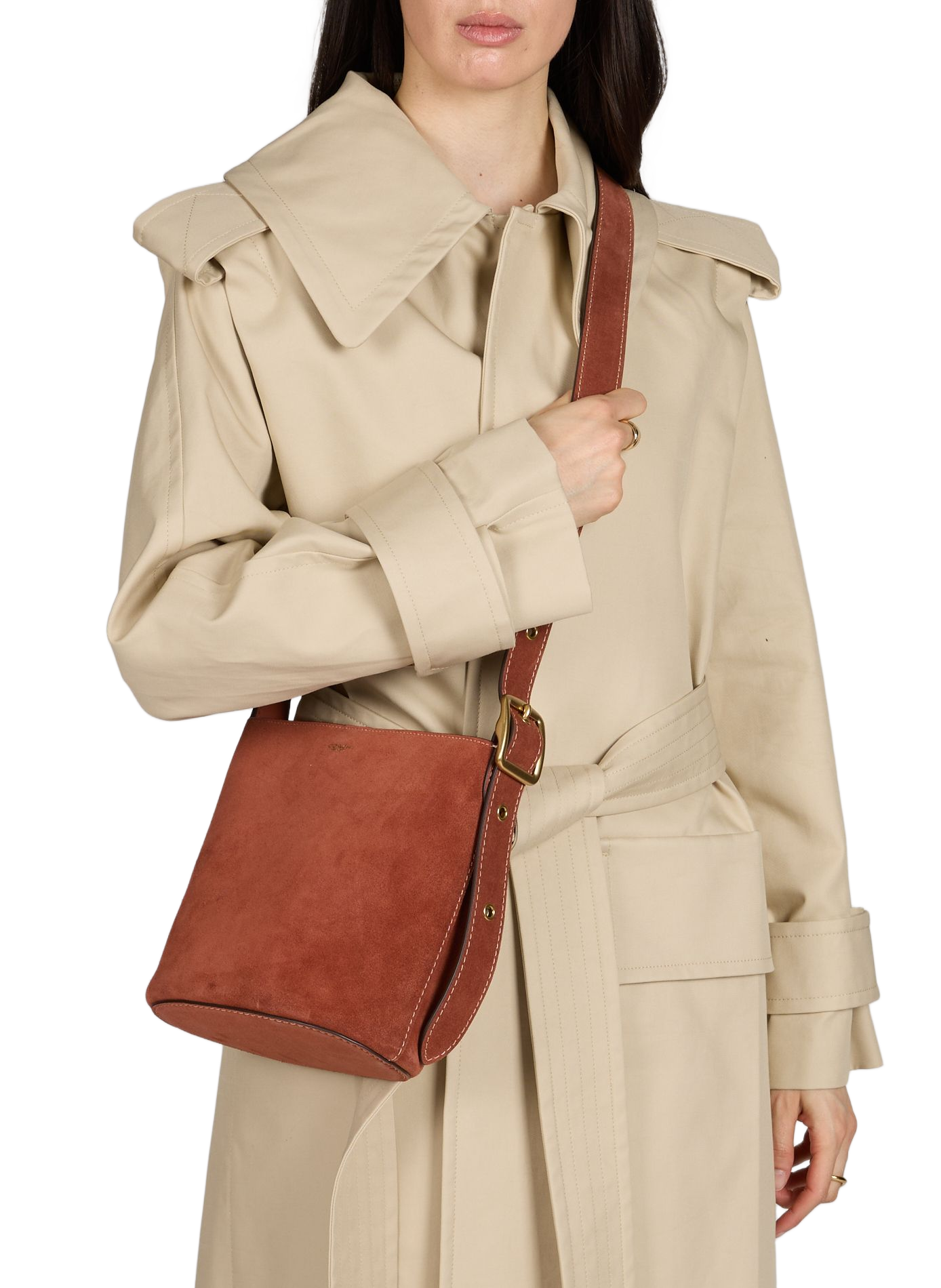 Sac à main Bleeker 21 en cuir  COACH Marron