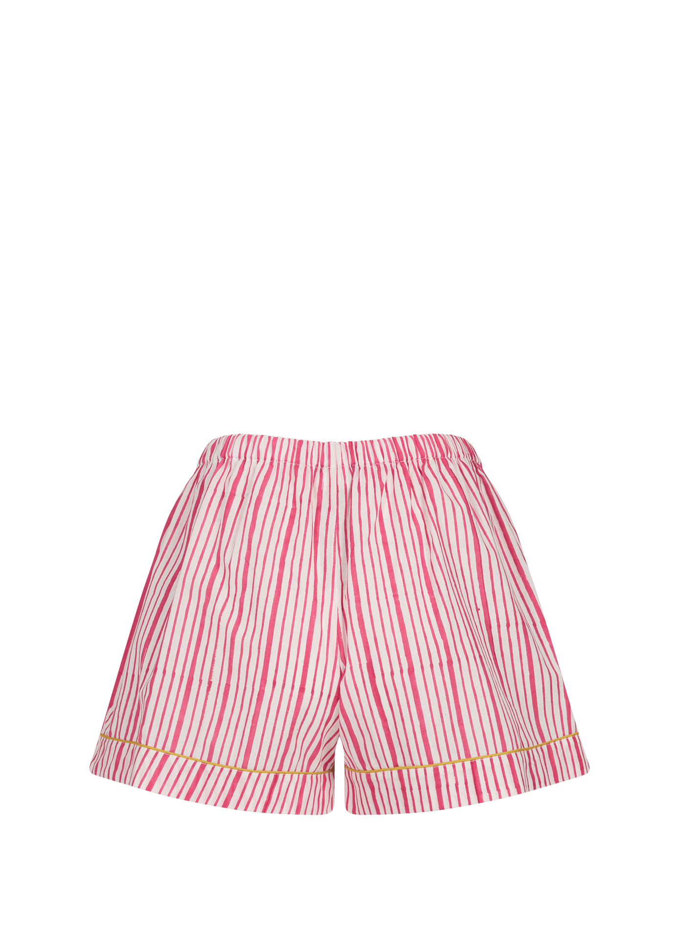 Lili striped cotton short pajama set GERMAINE DES PRÉS Pink