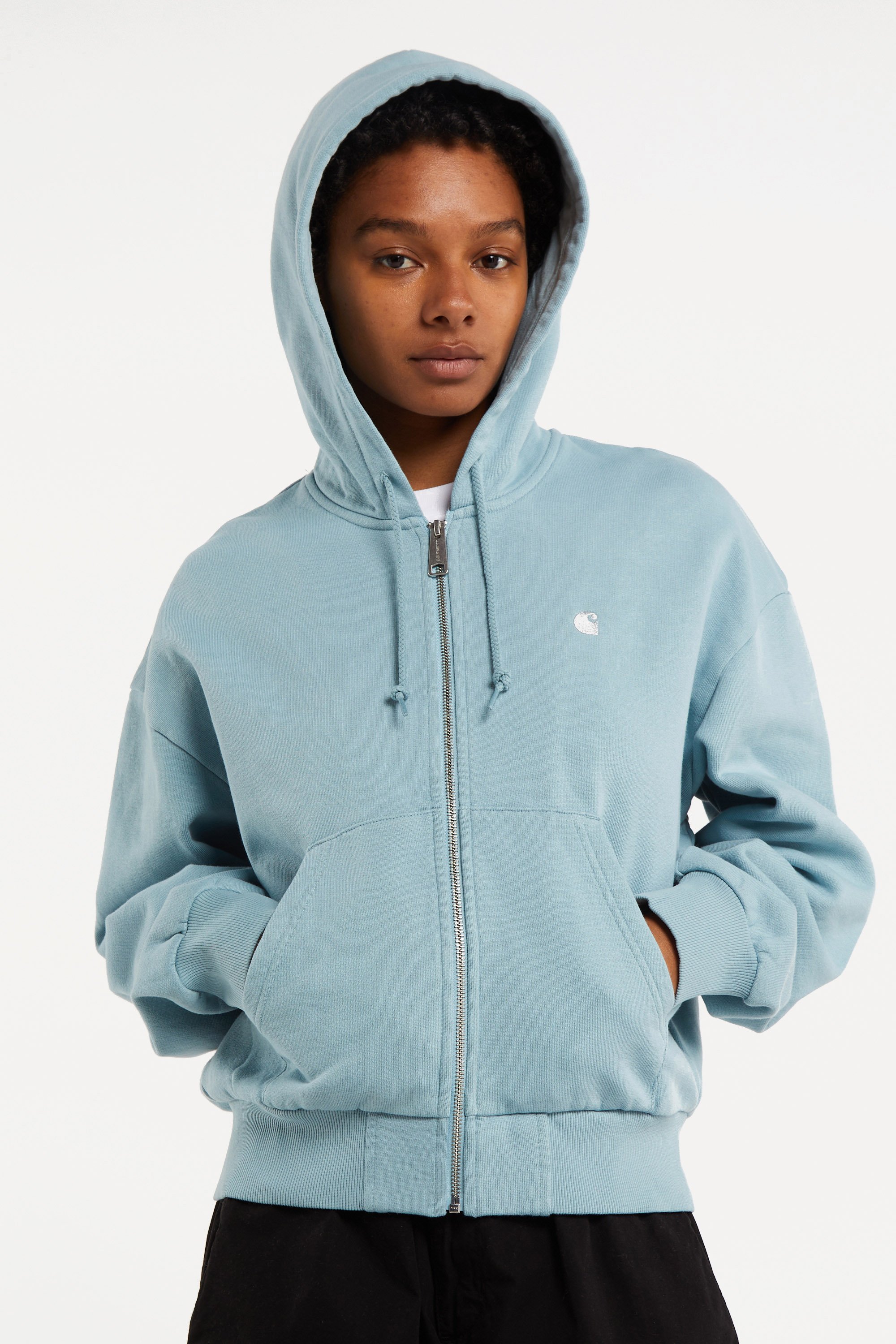 Hoodie w' hooded casey jacket CARHARTT WIP Bleu