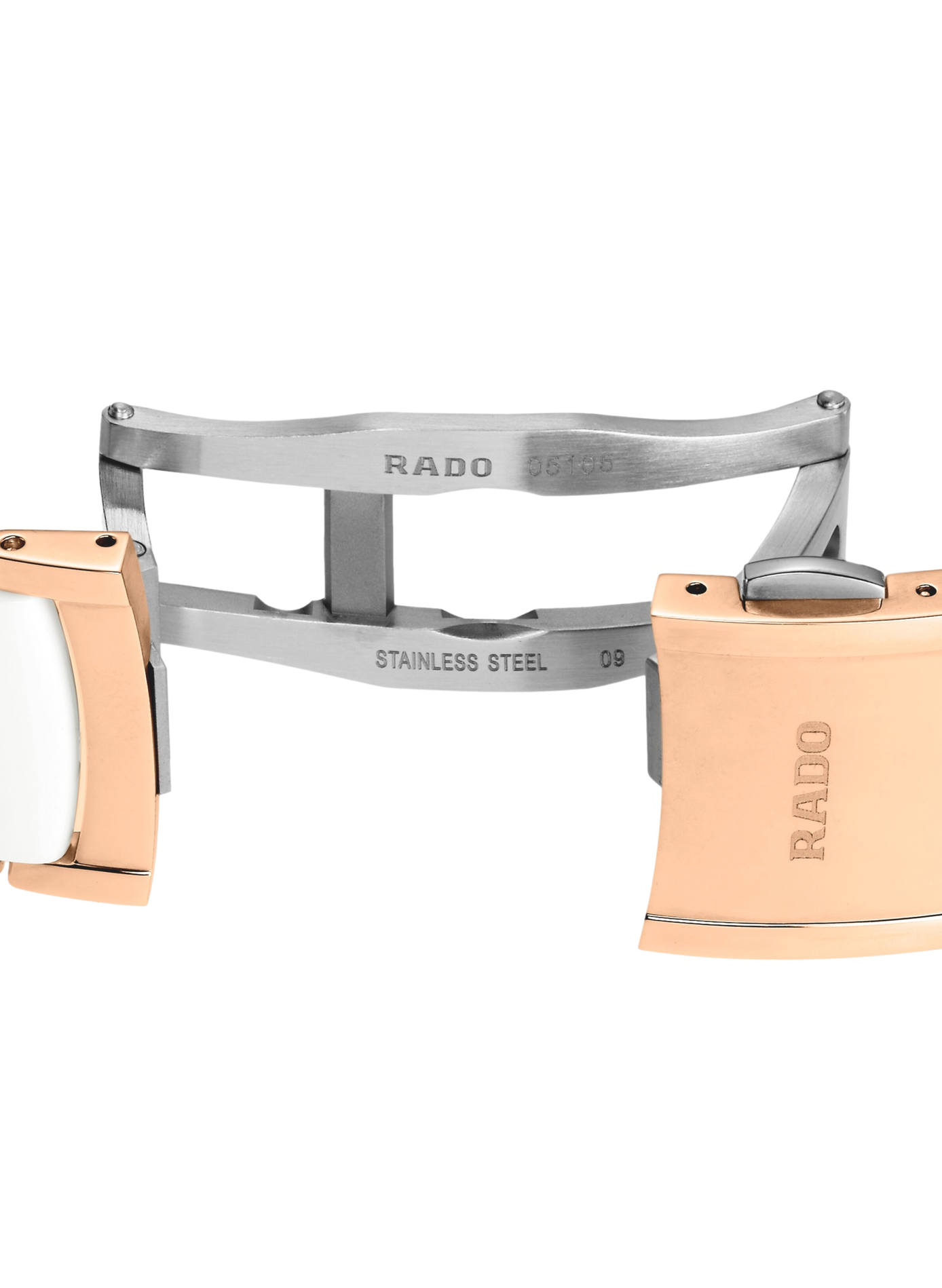Montre automatique Centrix en acier inoxydable RADO Blanc