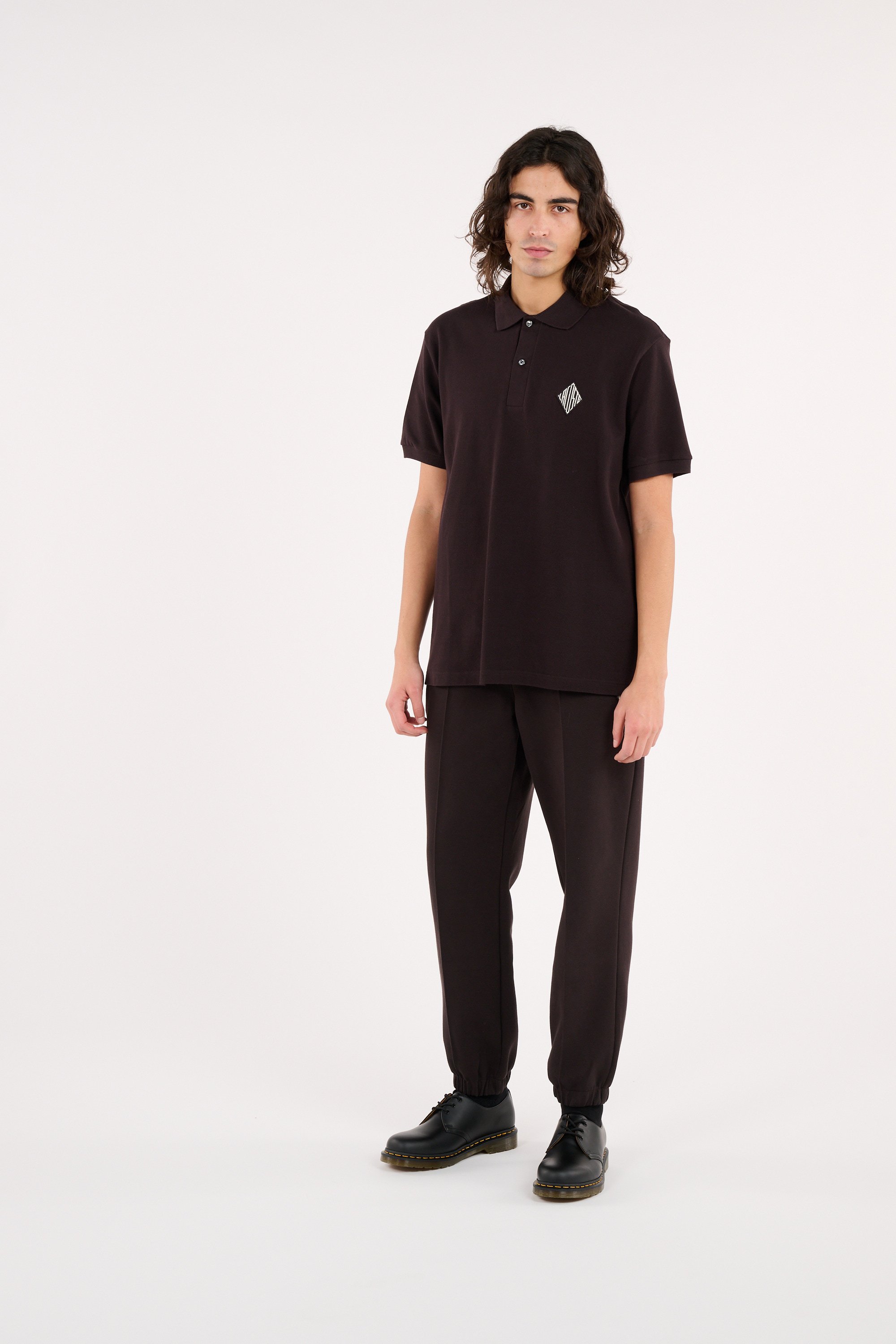 Polo polo LACOSTE Marron