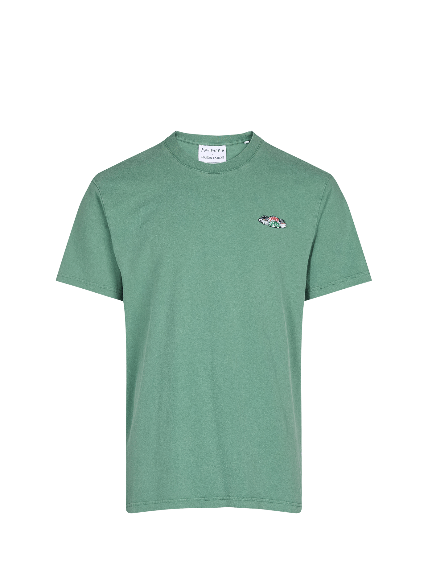 Camiseta recta de algodón MAISON LABICHE Verde
