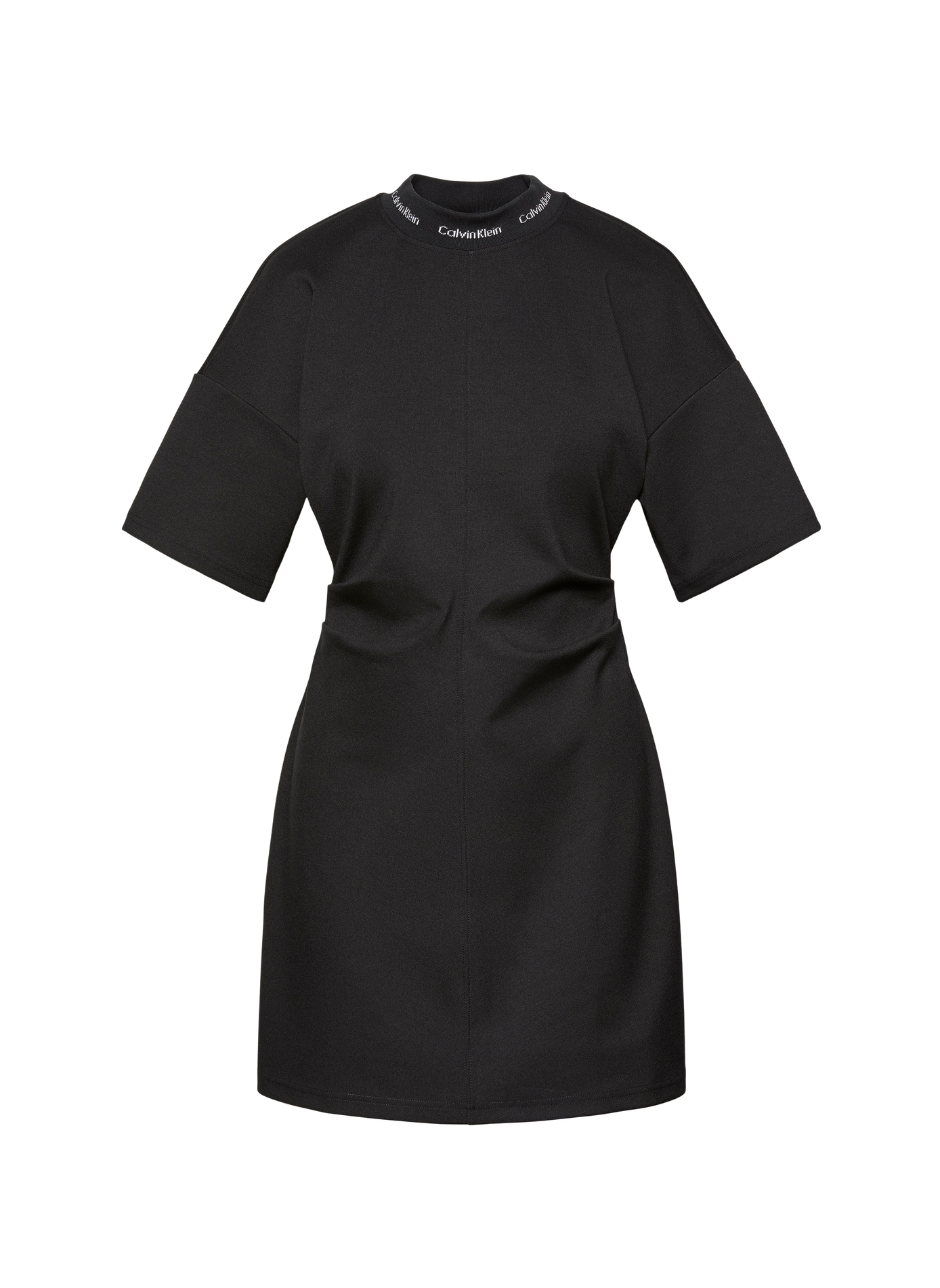 Kurzes Kleid mit Logo CALVIN KLEIN Schwarz