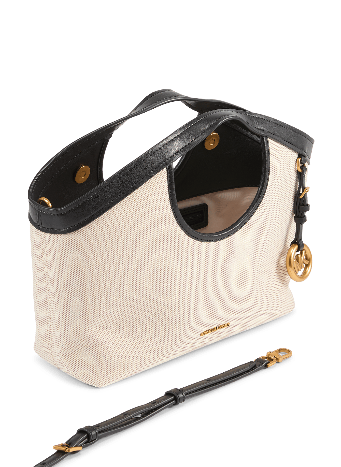 Sac à main Haddie en coton mélangé MICHAEL KORS Blanc