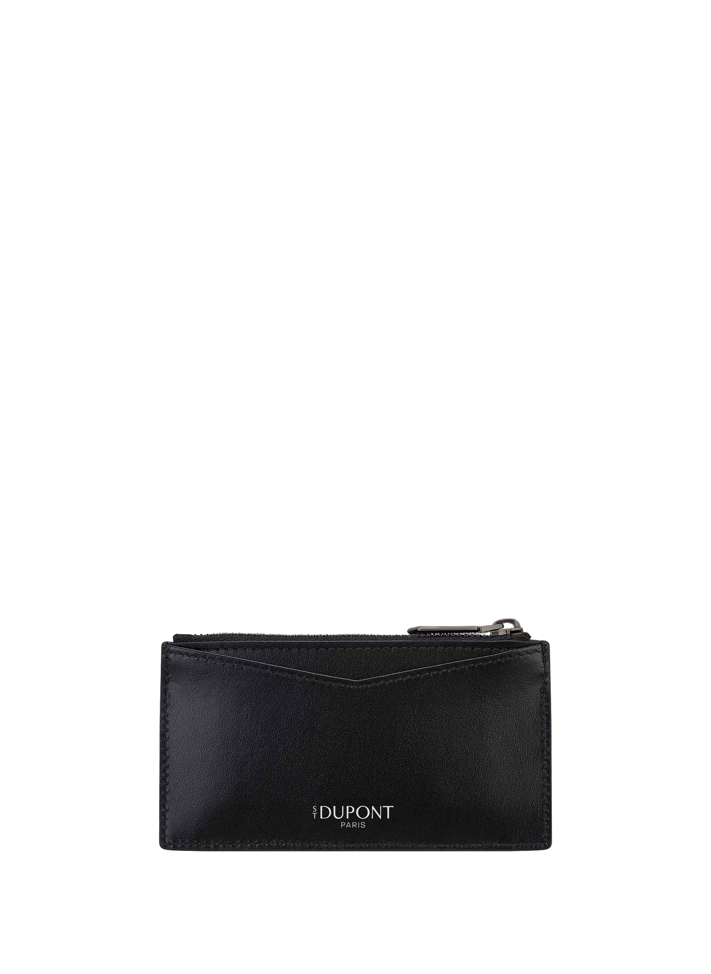 Leather zip-around card holder S.T. DUPONT Black