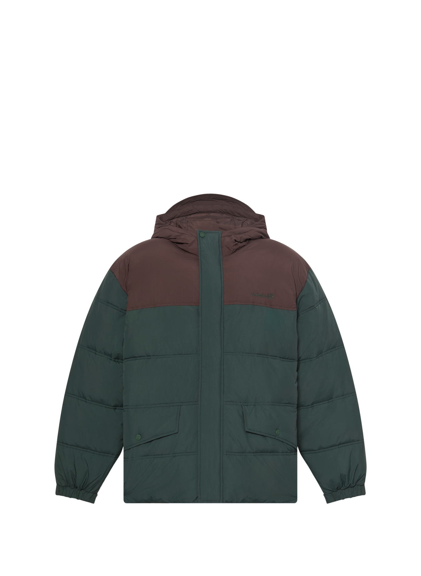 Kurze gesteppte Daunenjacke TIMBERLAND Grun