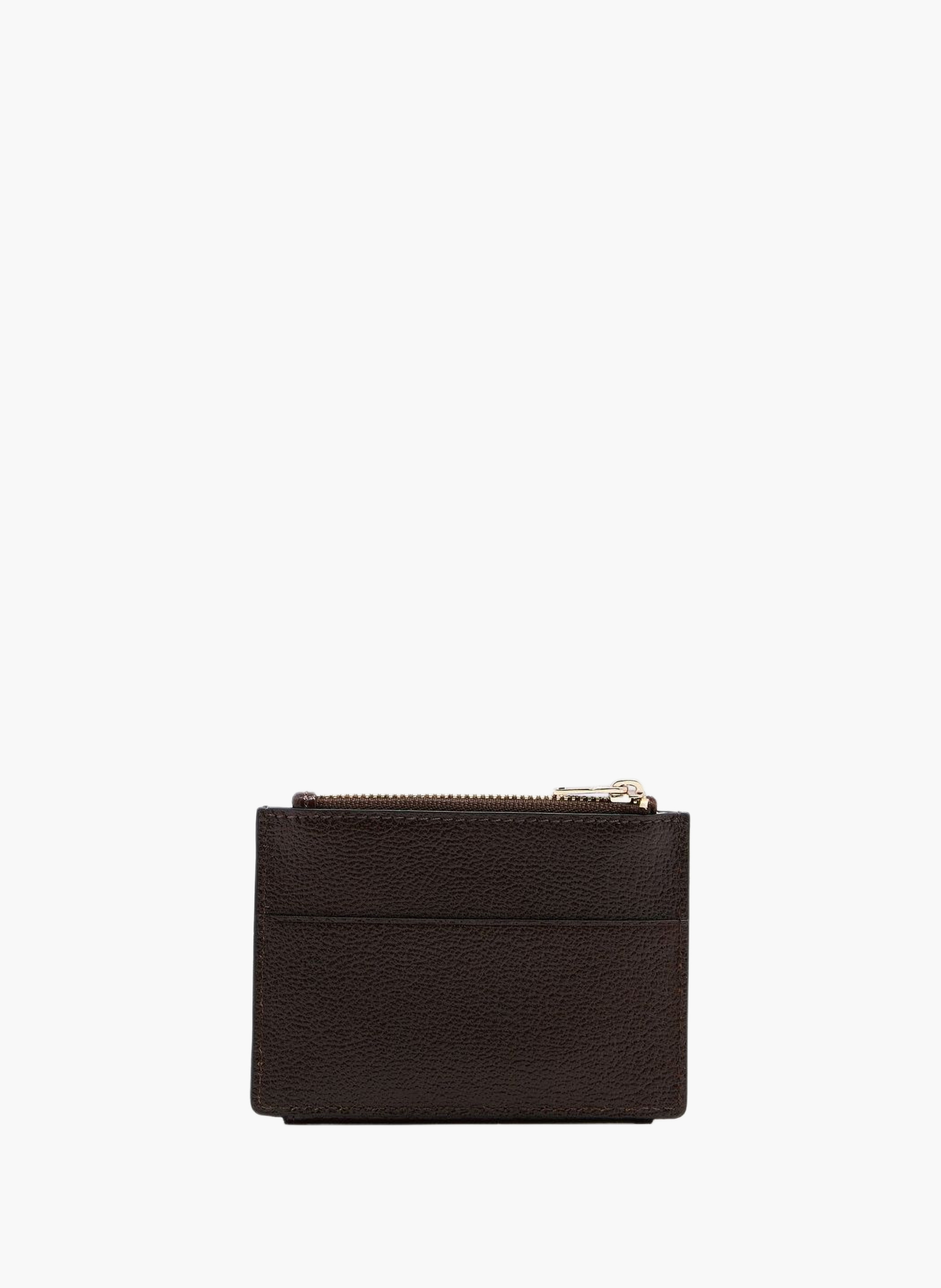 Portefeuille femme avec porte-monnaie zippé PIQUADRO Marron
